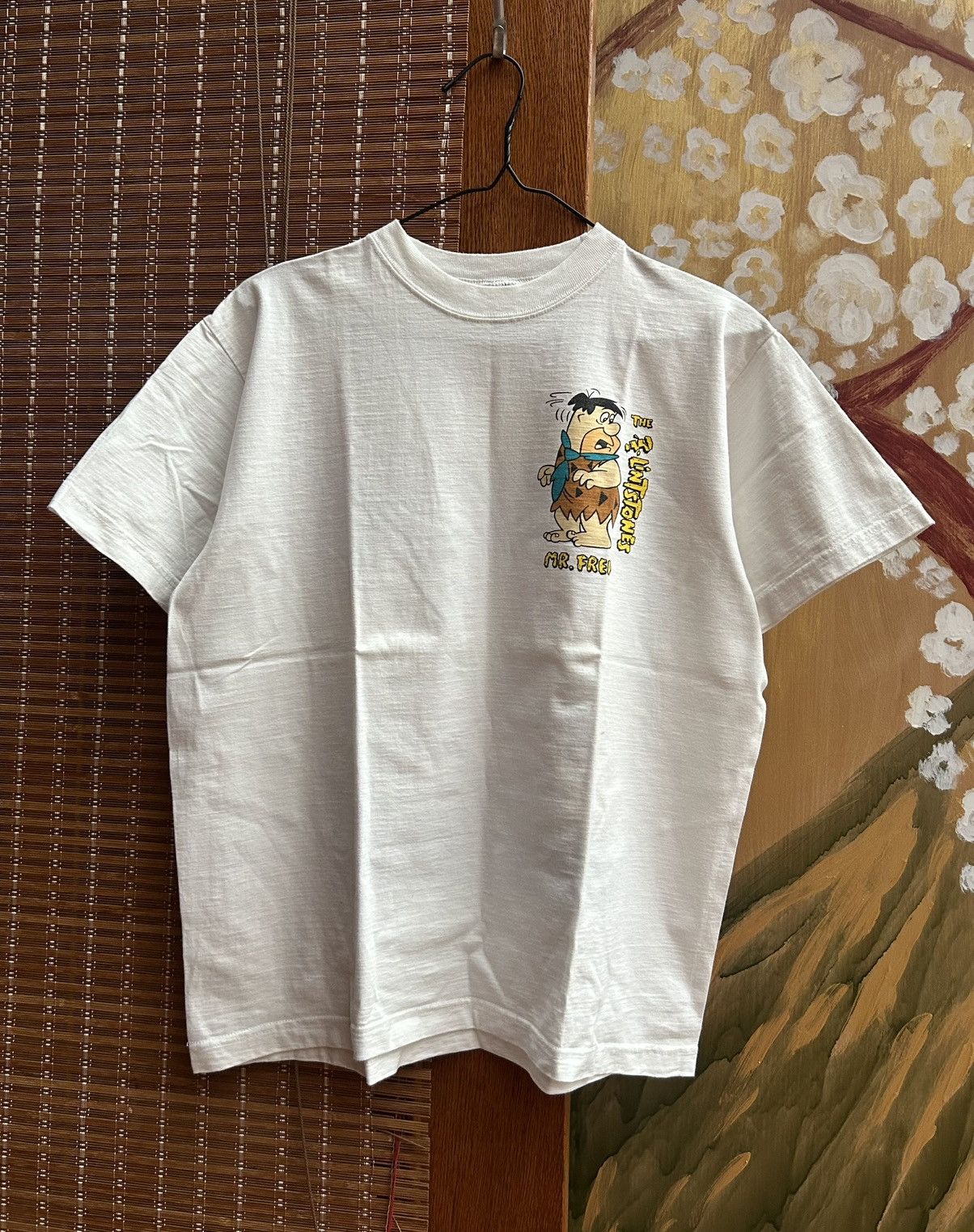 Vintage Vintage 90’s The Flintstones White T-shirt Size US L / EU 52-54 / 3 - 2 Thumbnail
