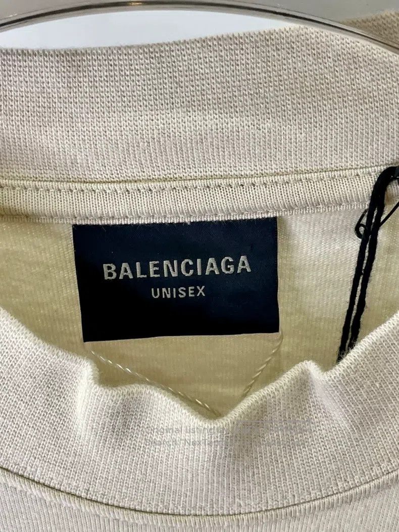 Balenciaga Balenciaga Apple logo print loose fit white T-shirt Size US S / EU 44-46 / 1 - 3 Thumbnail
