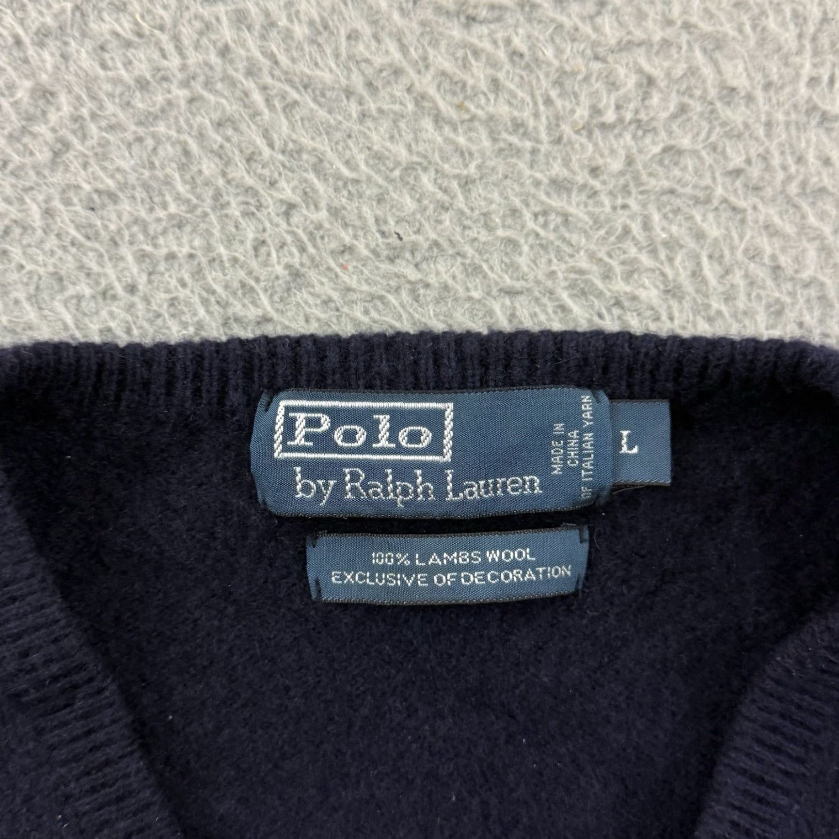 Polo Ralph Lauren Polo Ralph Lauren Sweater Men Medium Navy 100% Lambswool Pony Preppy Jumper Knit Size US M / EU 48-50 / 2 - 6 Thumbnail