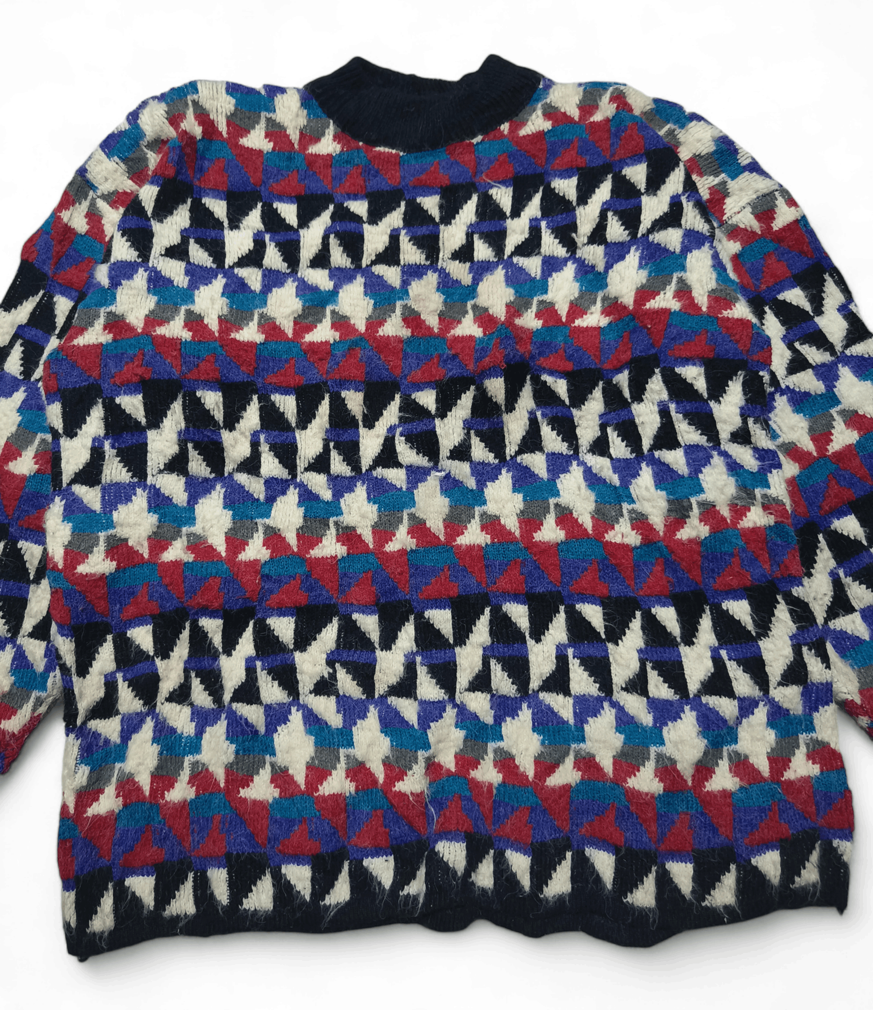 Other Vintage 80s KITTY HAWK WOMAN by Vivian Wang Knit Sweater Size XXL / US 16-18 / IT 52-54 - 2 Thumbnail