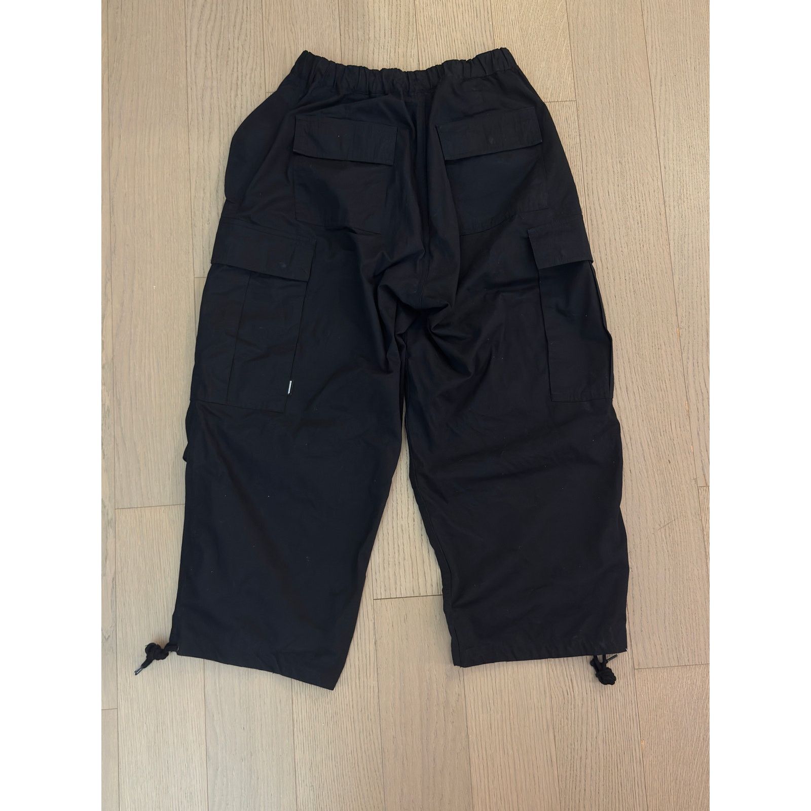Neighborhood NEIGHBORHOOD Wide Cargo C-PT Pants – Black – Size S Size US 30 / EU 46 - 2 Thumbnail