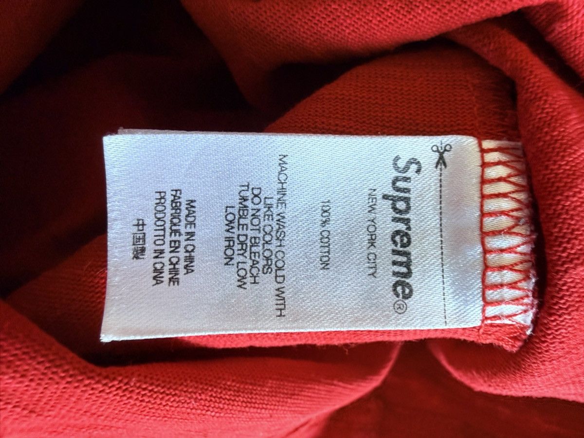 Supreme Supreme Alpha Omega Tee Red Size M Size US M / EU 48-50 / 2 - 4 Thumbnail