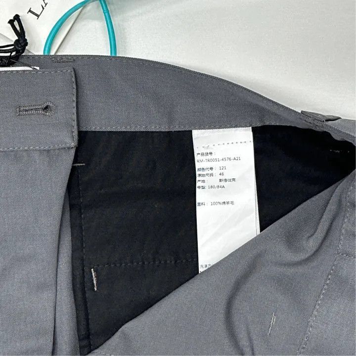 Lanvin Lanvin Casual Straight Pants in Elephant Gray -2508 Size US 27 - 5 Thumbnail