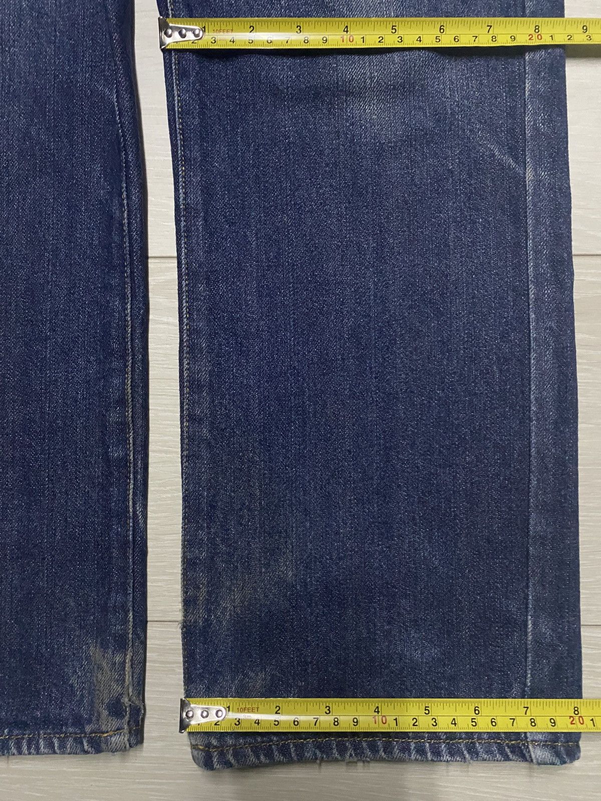 Japanese Brand Vintage Japanese Brand Sand Fade Wash Distressed Loose Jeans Size US 32 / EU 48 - 14 Thumbnail