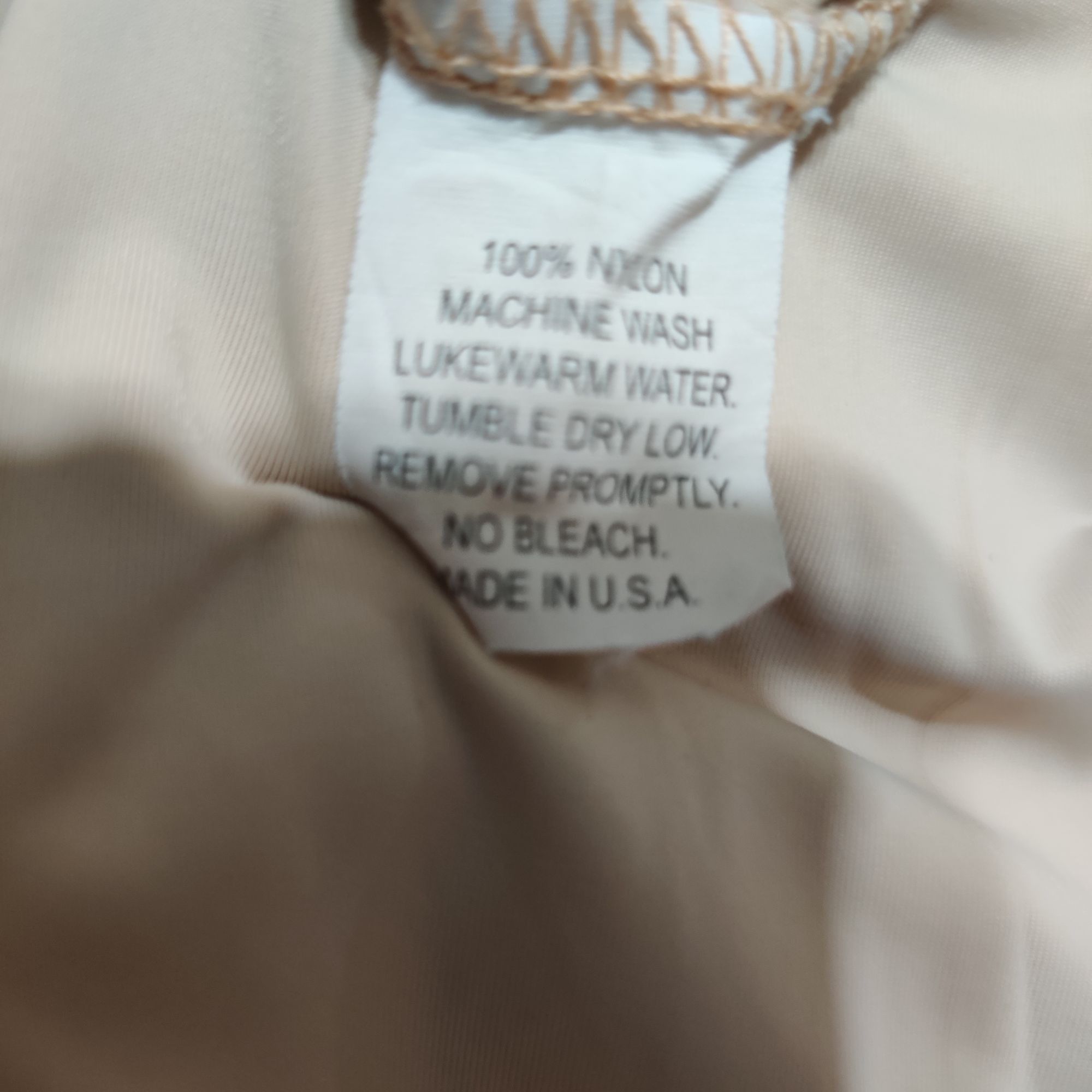 Vintage House of California M Nude Nylon Slip Dress Vintage Made in Size ONE SIZE - 8 Thumbnail