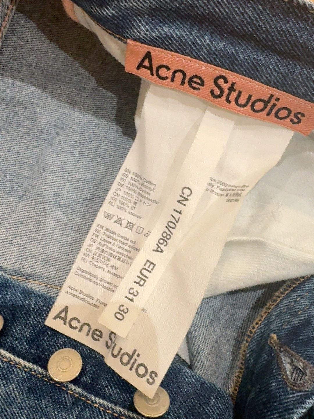 Acne Studios Acne studios Low-rise straight-leg jeans Nextarrow-2412 Size US 31 - 2 Thumbnail