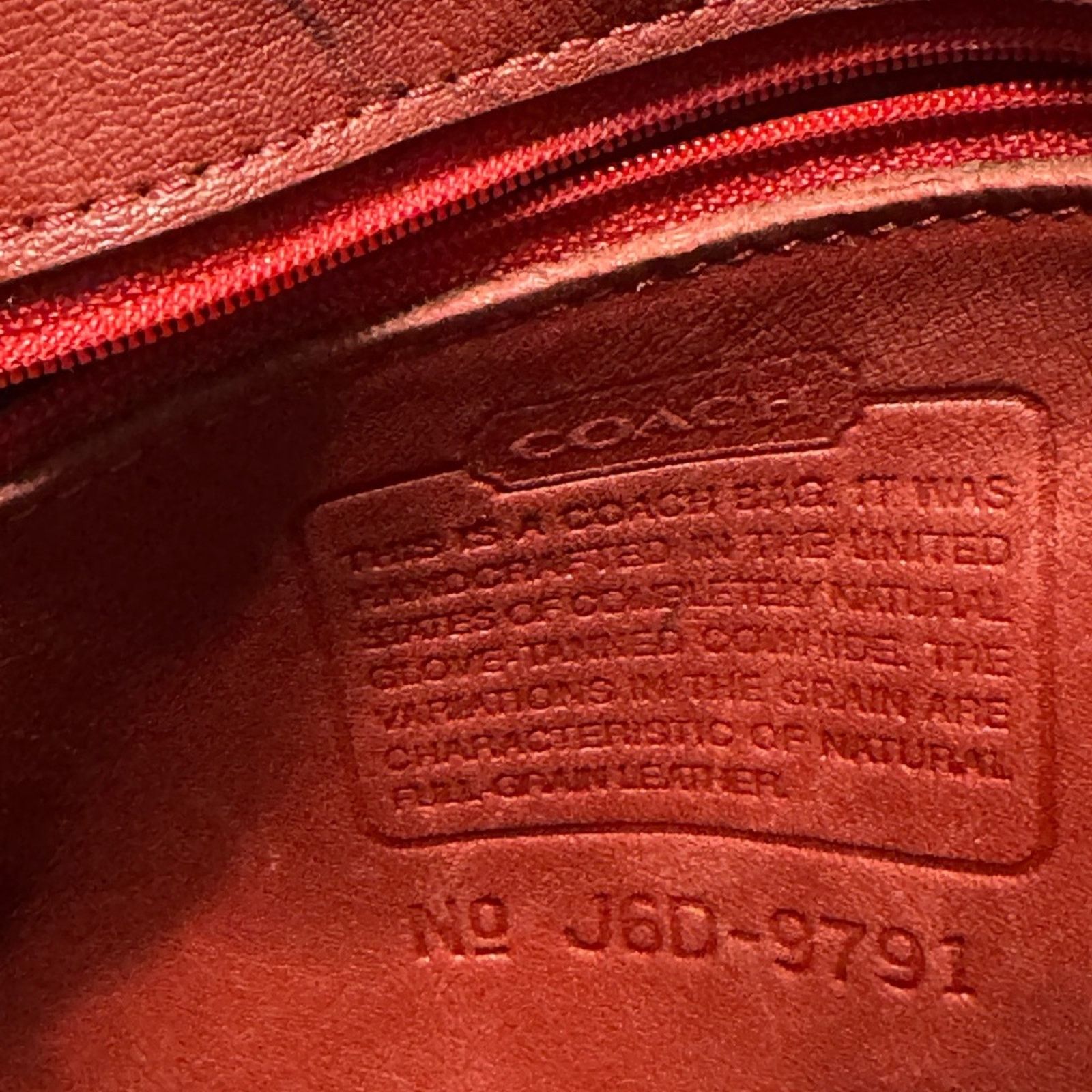 Coach VTG! Coach red leather daypack/back pack Size ONE SIZE - 9 Thumbnail