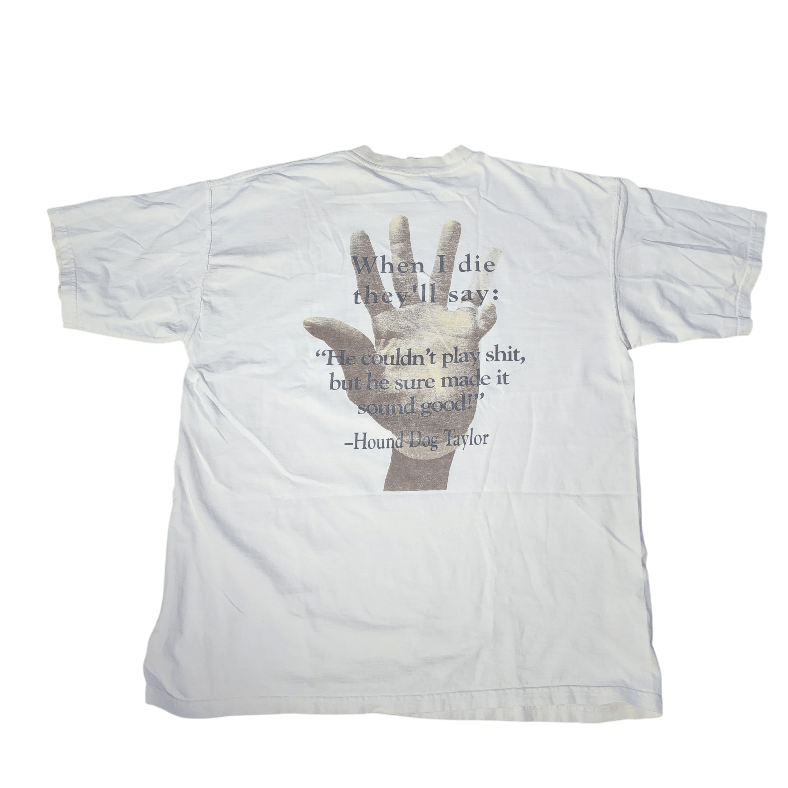 Vintage Vintage Hound Dog Taylor Blues Jazz tees gildan shirt Size US XL / EU 56 / 4 - 4 Thumbnail