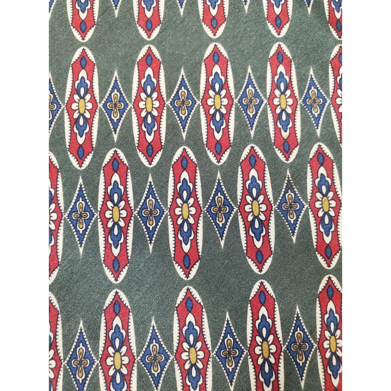 Bill Blass Vintage Men's Bill Blass Silk Necktie Retro Print Size ONE SIZE - 6 Thumbnail
