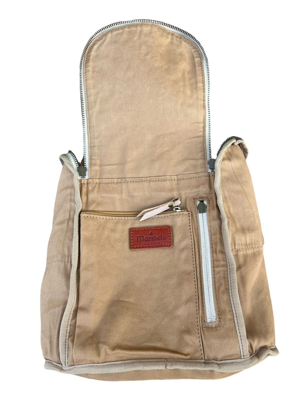 Leather Vintage Marmelo Japan Patina Leather Backpack Bag Size ONE SIZE - 23 Thumbnail