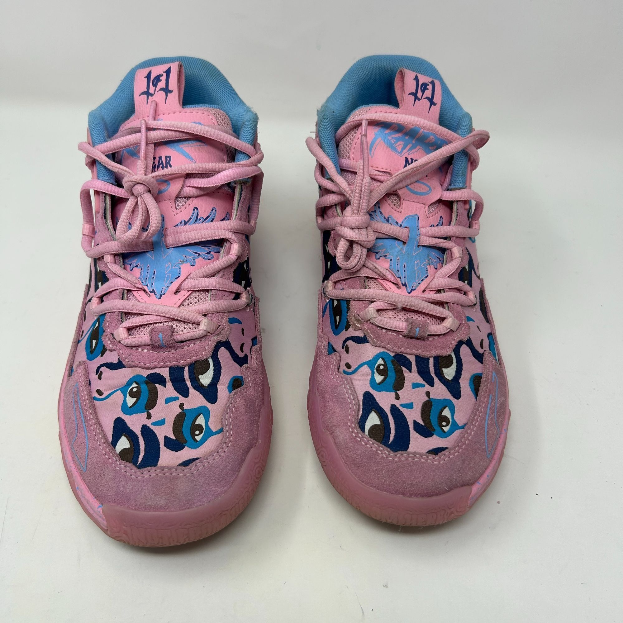 Puma Puma MB.03 “LaMelo Ball Toxic” Pink Multi Eyes Basketball Size US 8.5 / EU 41-42 - 5 Thumbnail
