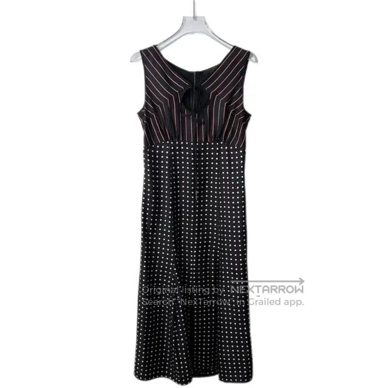 Louis Vuitton Louis Vuitton Black Cotton Blend Women's Dress . Size M / US 6-8 / IT 42-44 - 1 Thumbnail