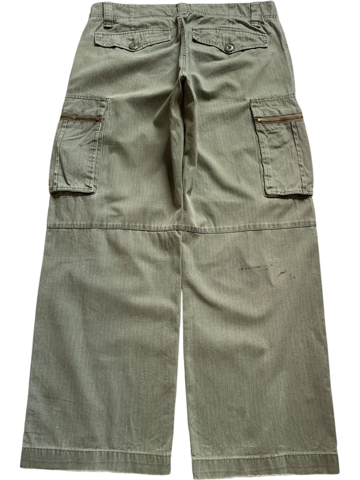 Japanese Brand Vintage Japanese Brand Baggy Style Cargo Denim Pants Size US 33 - 2 Thumbnail