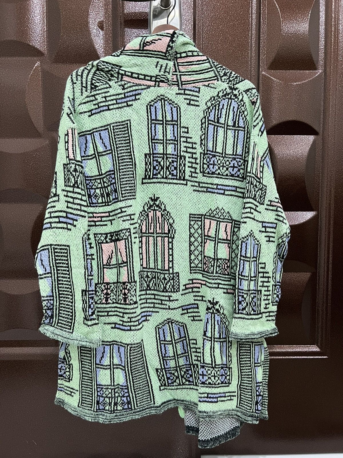 Japanese Brand Window Cityspace Art Harajuku Style Open Long Cardigan Size M / US 6-8 / IT 42-44 - 5 Thumbnail