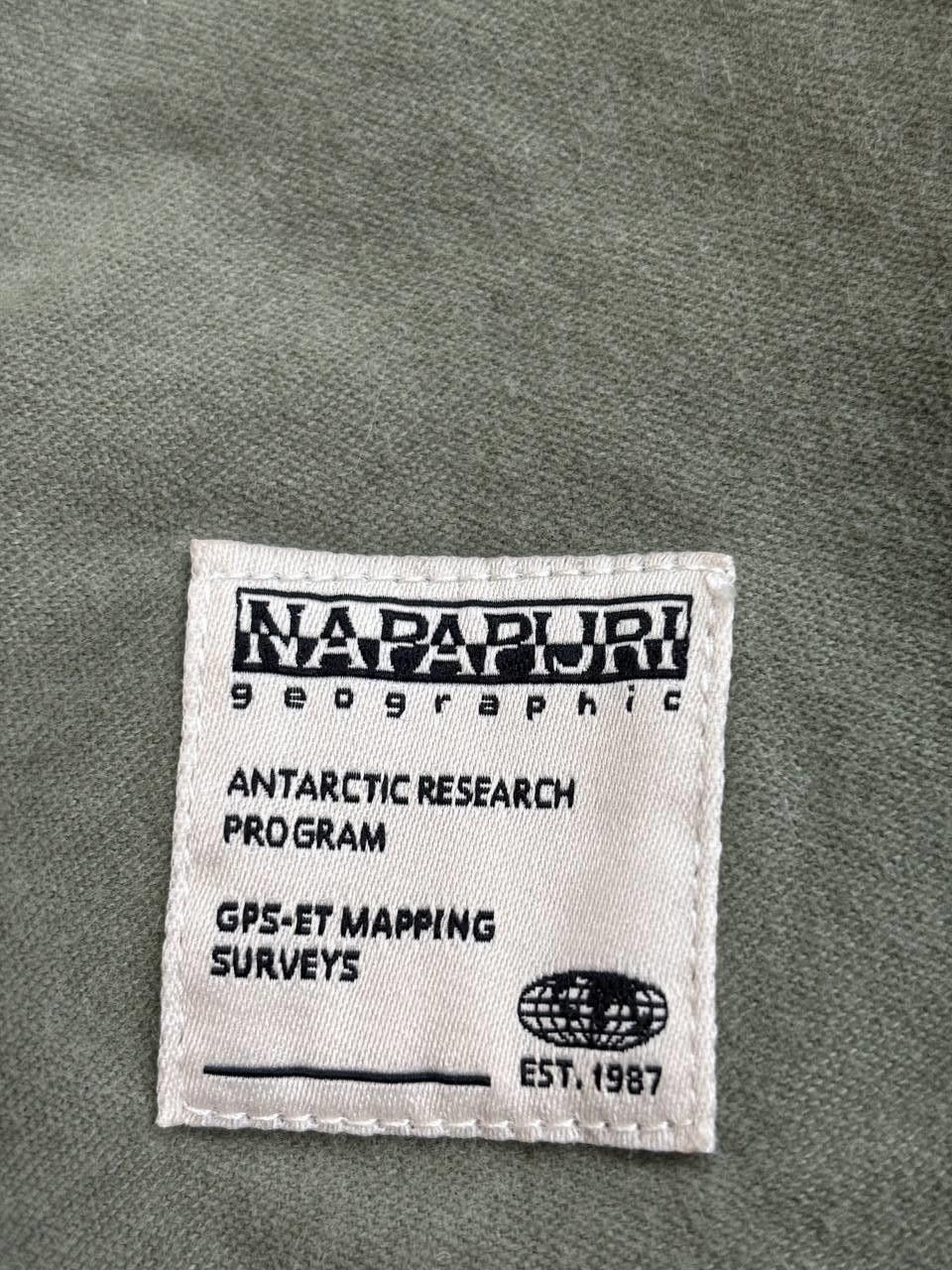 Napapijri Napapijri "Antarctic Research Program" Heavy Cotton Shirt Size US XXL / EU 58 / 5 - 4 Thumbnail