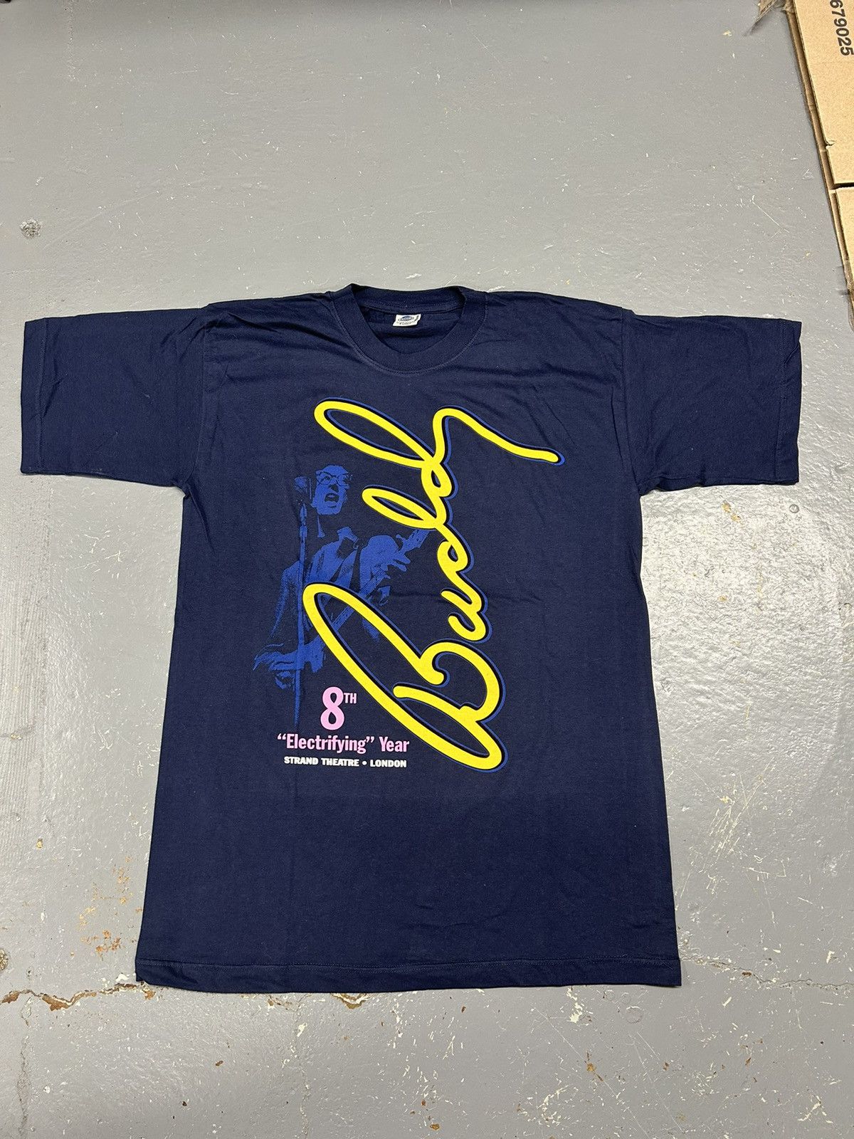 Band Tees × Vintage Crazy Vintage Buddy Holly Navy Band Tee Shirt Strand Theatre Size US L / EU 52-54 / 3 - 1 Thumbnail