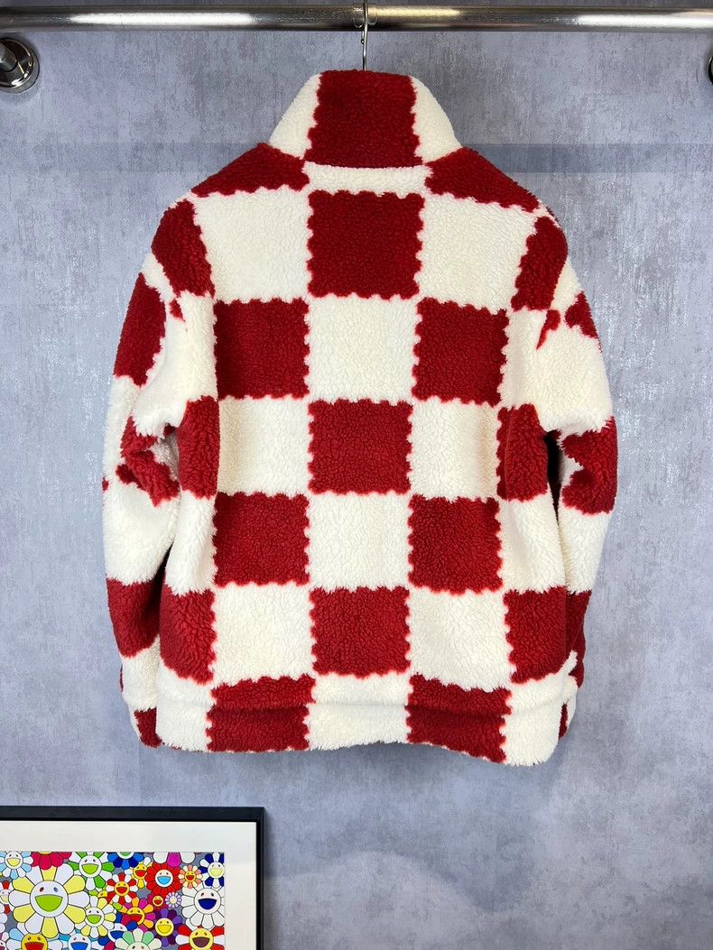 Louis Vuitton Louis Vuitton Nigo checkerboard teddy jacket Size US M / EU 48-50 / 2 - 2 Thumbnail