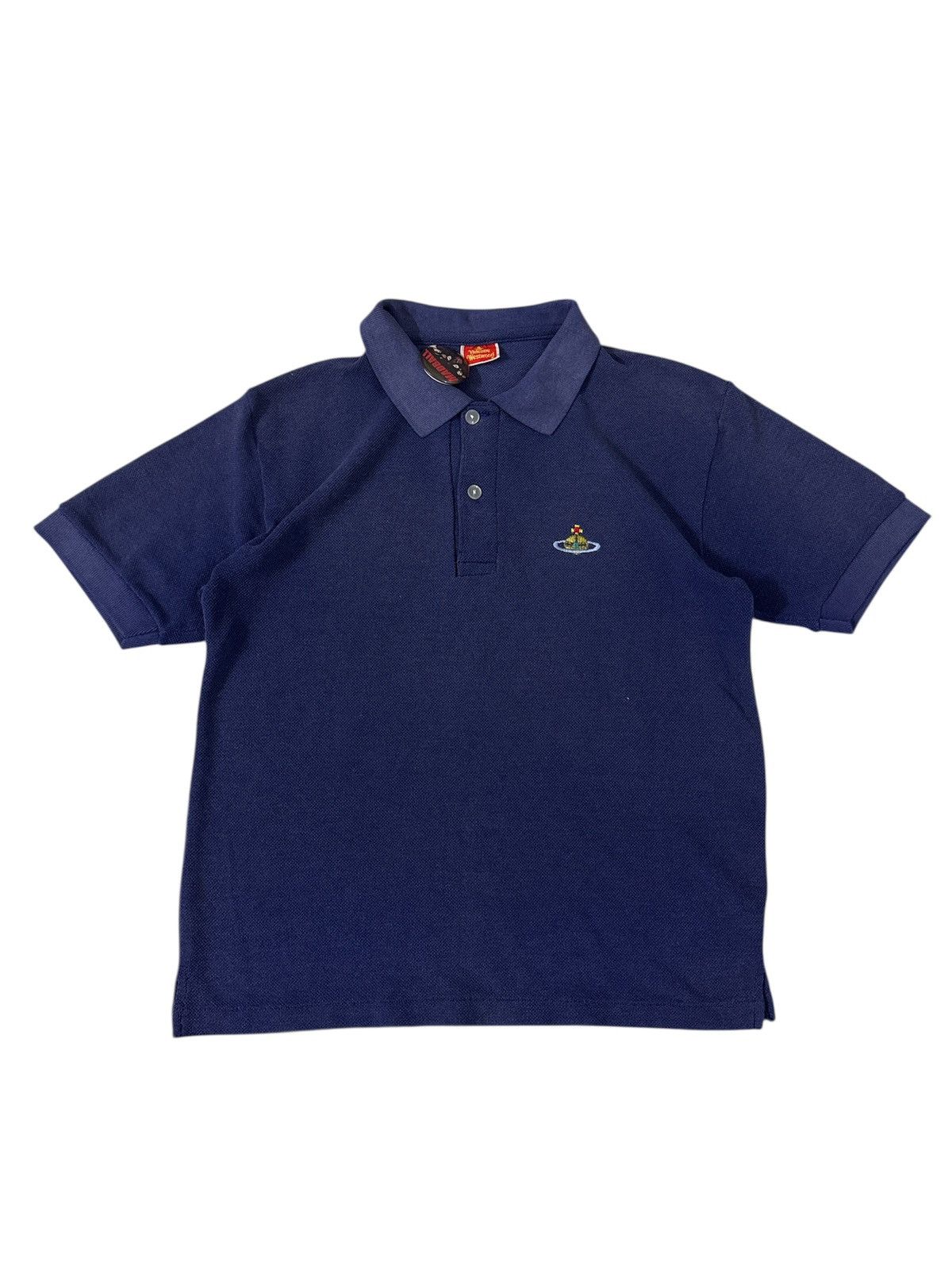 Rick Owens Distressed Vivienna Westwood Polo Shirt Orb Lgb Goa Y2K Size S / US 4 / IT 40 - 1 Thumbnail