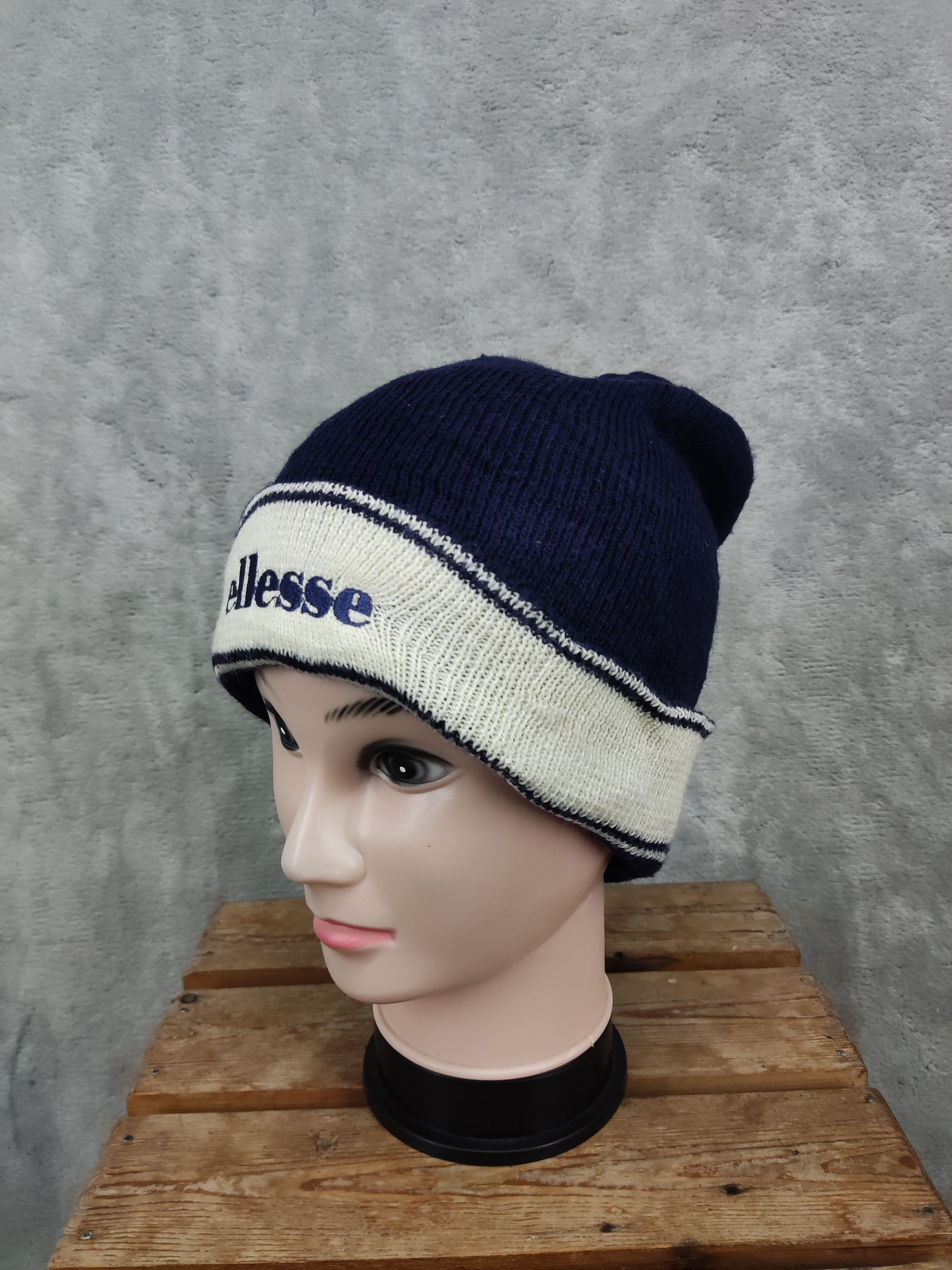 Ellesse Vintage Ellesse Beanie Hat Size ONE SIZE - 2 Thumbnail