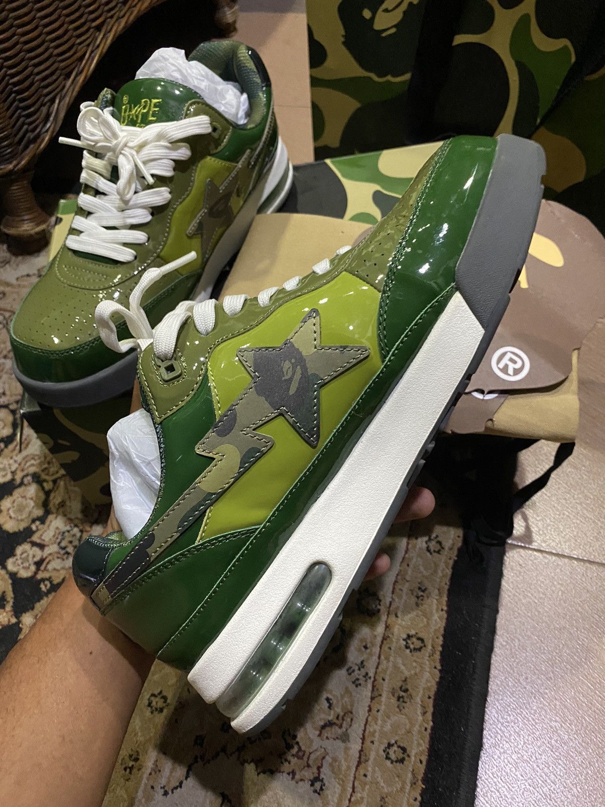 Bape BAPE ROAD STA #1 Size US 10 / EU 43 - 4 Thumbnail