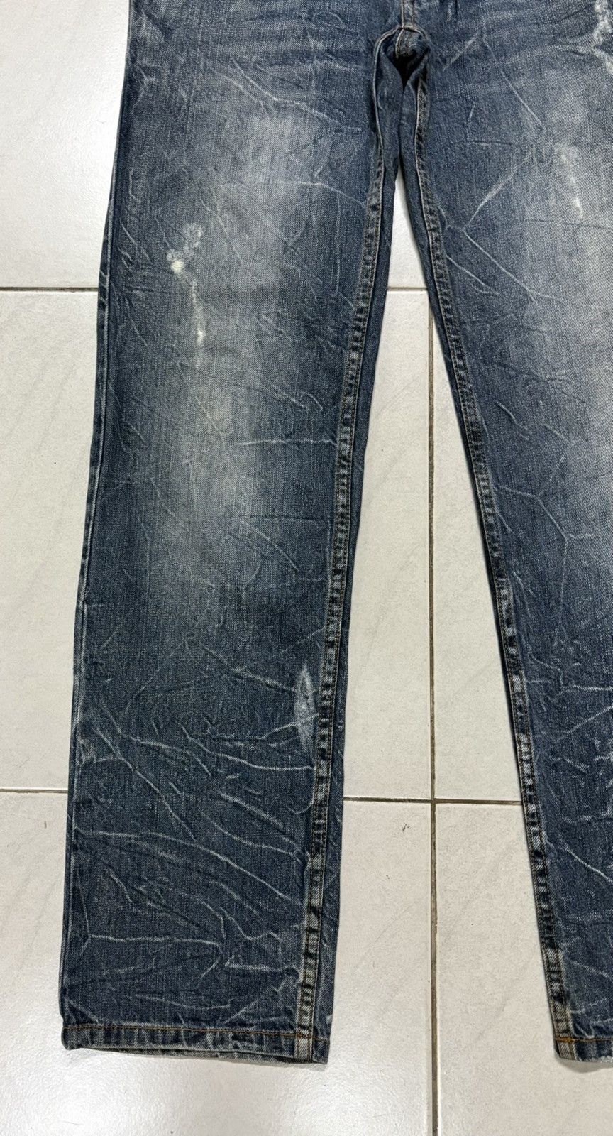 Japanese Brand Japanese International World Streetwear Double Waist Denim Size US 30 / EU 46 - 6 Thumbnail