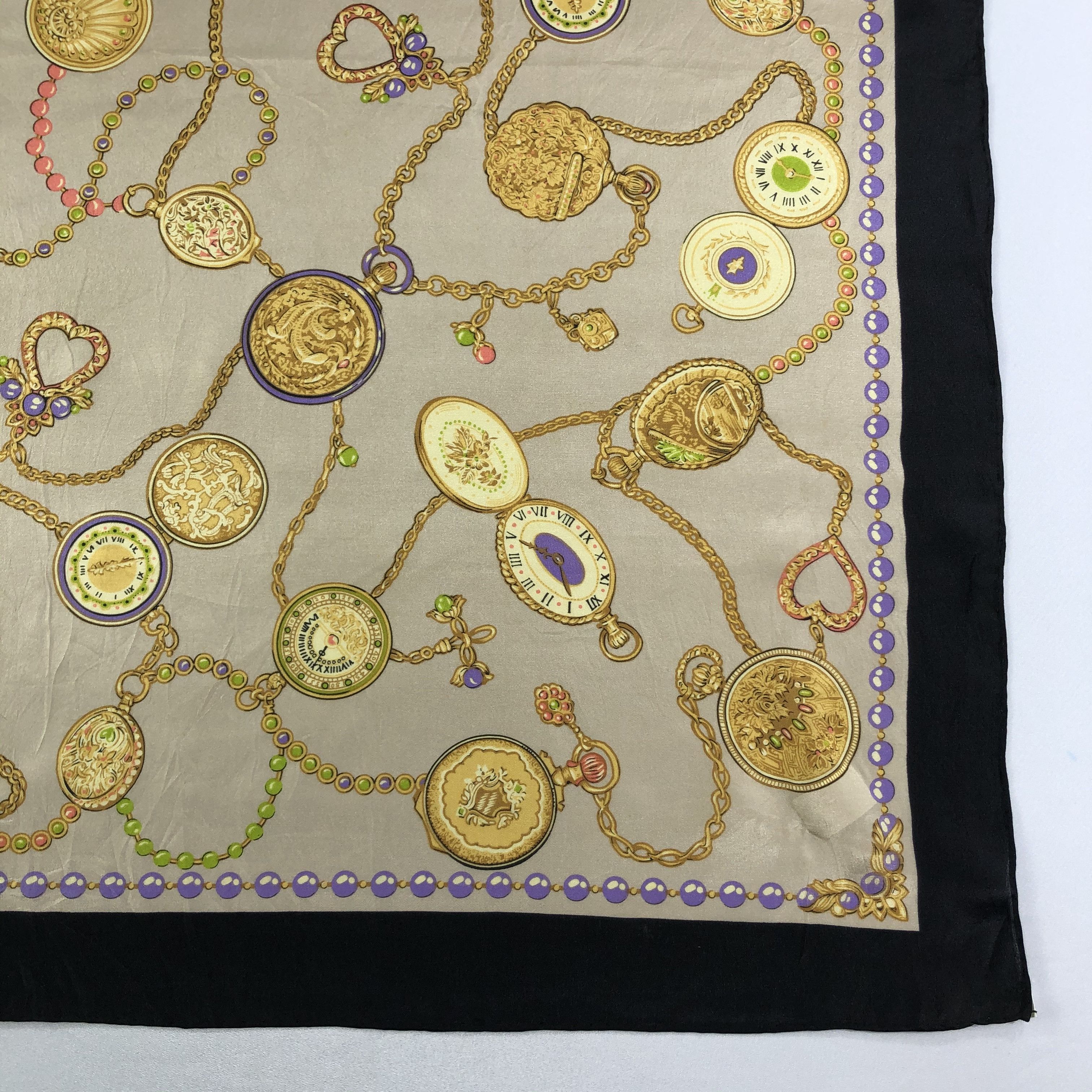 Vintage Vintage Silk Scarf Size ONE SIZE - 4 Thumbnail