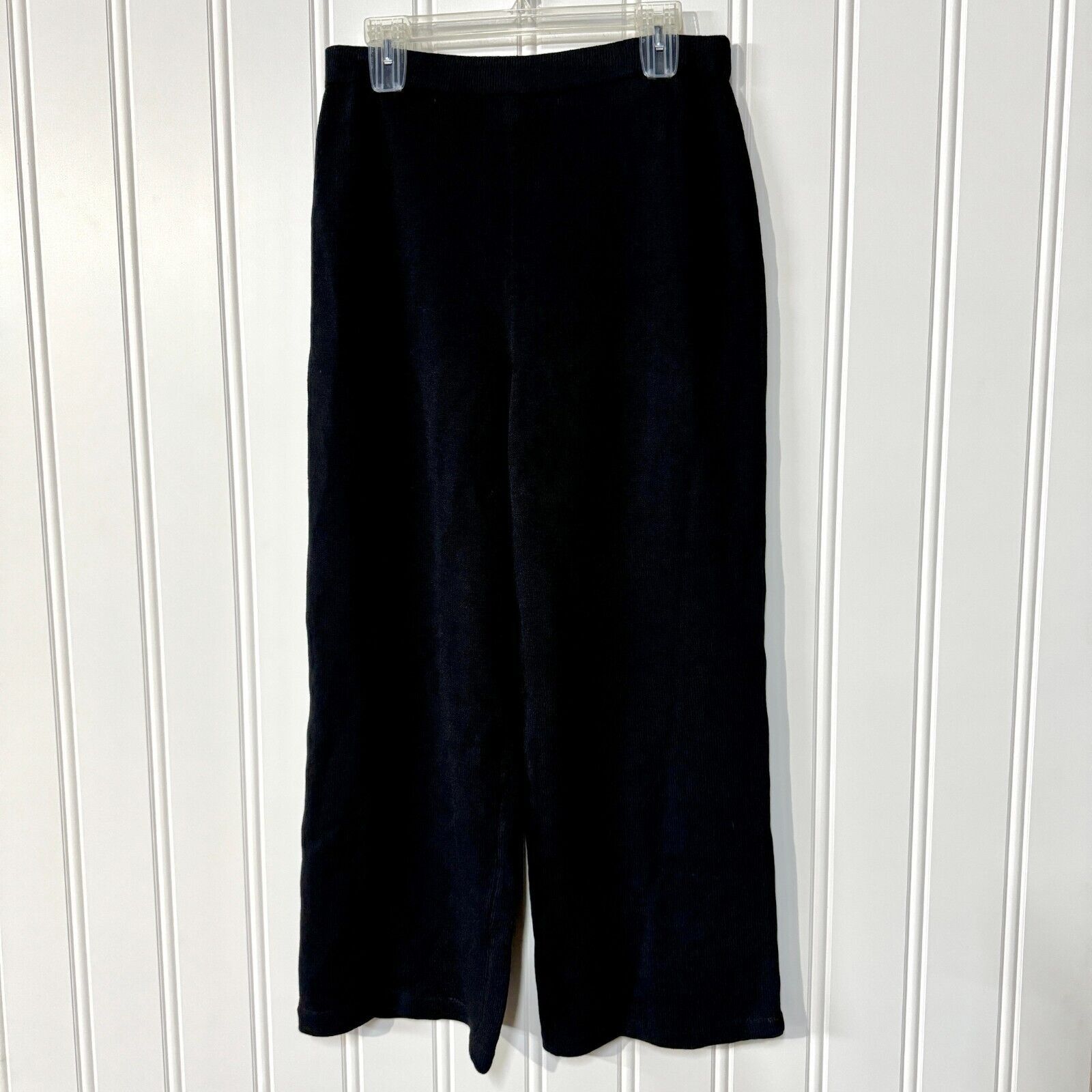 Other ST John Pants Women Sz 12 Navy Blue Wide Leg Relaxed Sweats Size 34" / US 12 / IT 48 - 3 Thumbnail