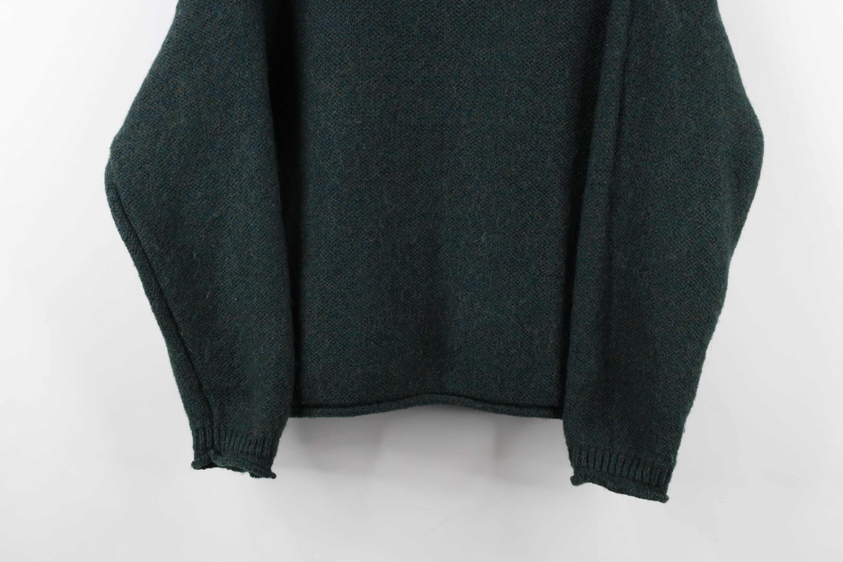 Vintage × Woolrich Woolen Mills Vintage 90s Woolrich Wool Blend Marled Sweater Green USA Size S / US 4 / IT 40 - 3 Thumbnail