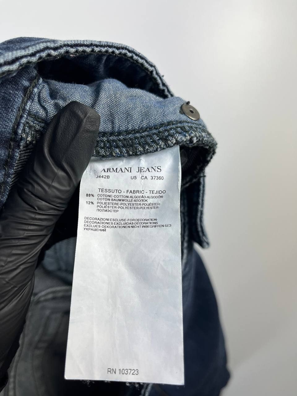 Armani Armani Jeans Womens Slim Fit Blue Denim Jeans Size 26 Size 26" / US 2 / IT 38 - 5 Thumbnail