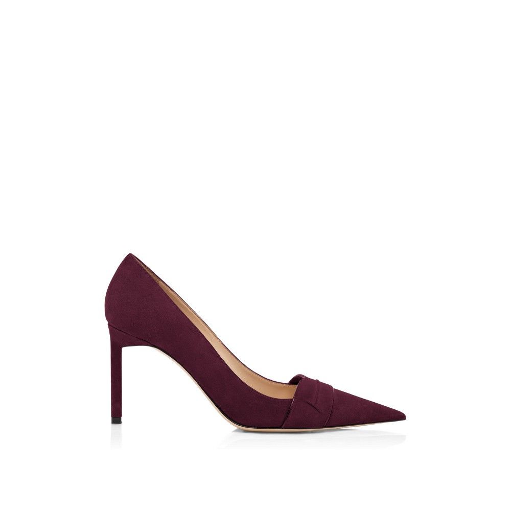 Tom Ford o1loc1c0326 W3532 Suede Leather Pumps in Burgundy Size US 6.5 / IT 36.5 - 1 Thumbnail