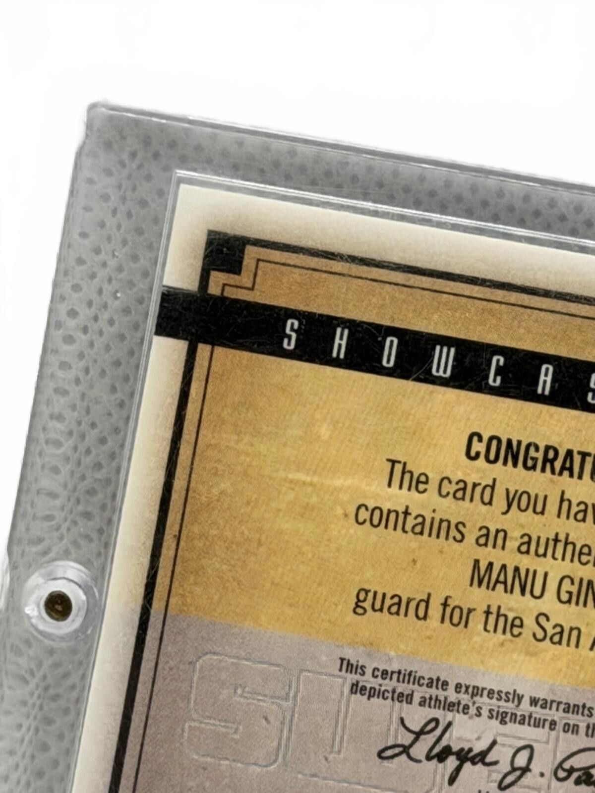 Other 03-04 UD Sweet Sigs Manu Ginobili Auto 35/555 Showcase Spurs Size ONE SIZE - 9 Thumbnail