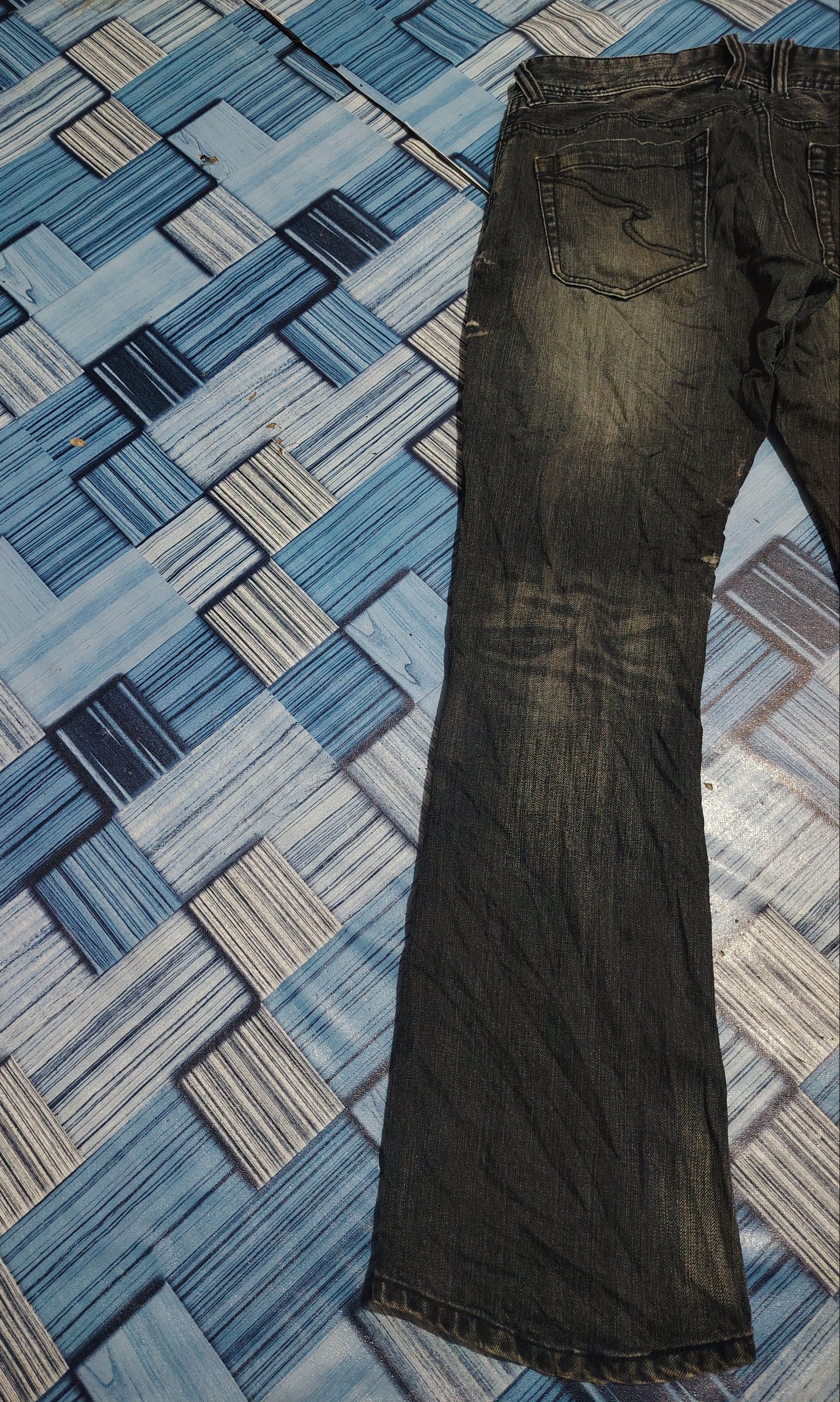 semanticdesign Semantic design Clawmark Studded Flared jeans Distress Jeans Size US 33 - 16 Thumbnail