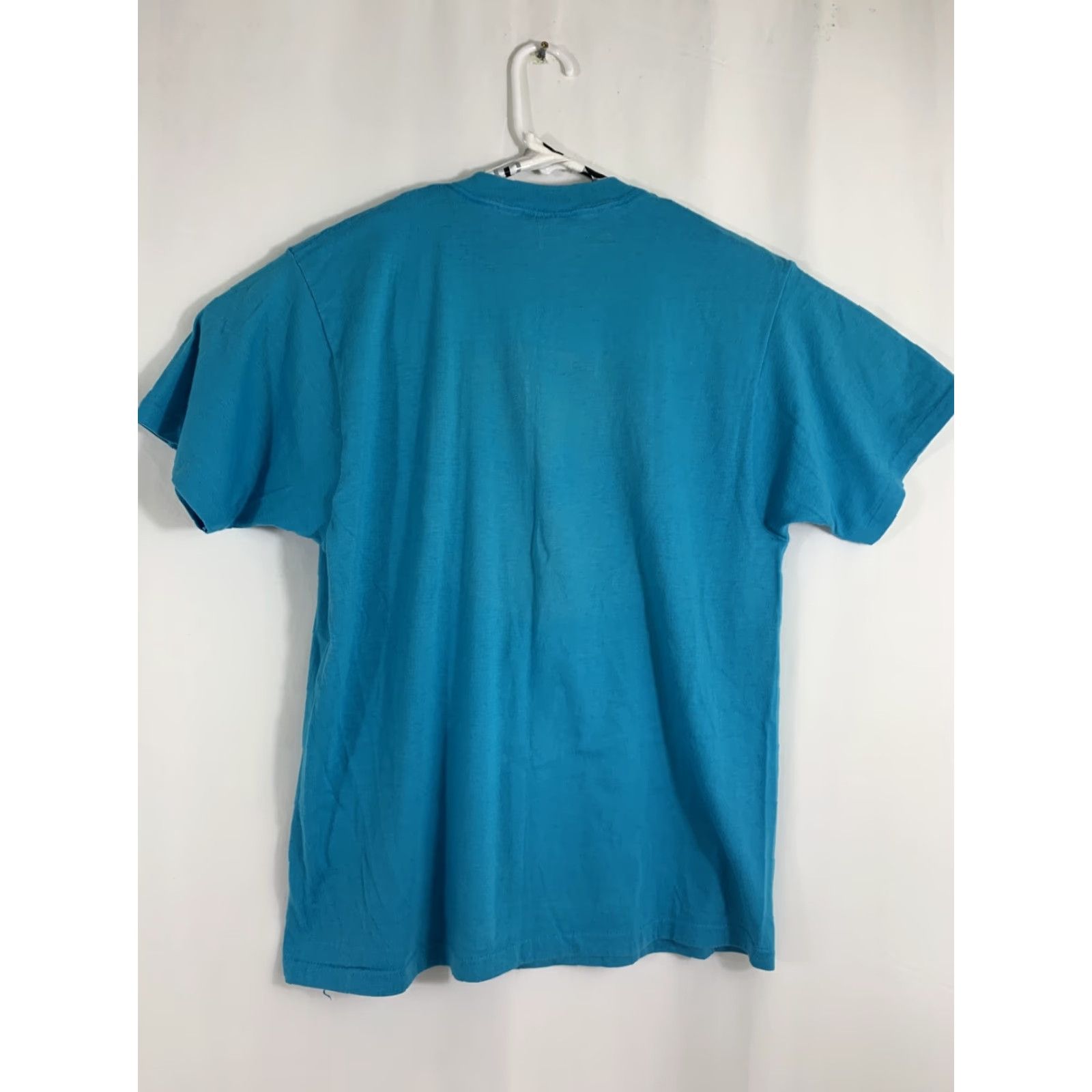 Vintage VINTAGE Sneakers T-Shirt XL Teal Cotton Made in USA No Where Cruise Club Veracruz Beach Mens Shirt Size US XL / EU 56 / 4 - 7 Thumbnail