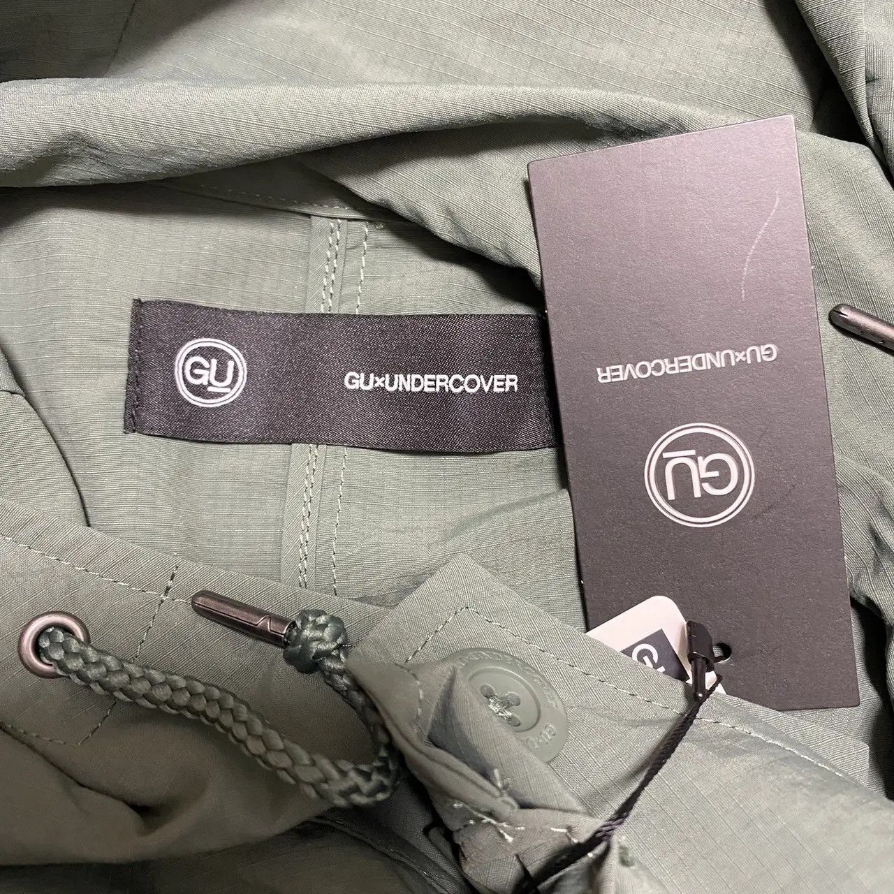 Japanese Brand × Jun Takahashi × Undercover Undercover × GU 2WAY Oversized Mod Coat Olive Size S Size US S / EU 44-46 / 1 - 9 Thumbnail