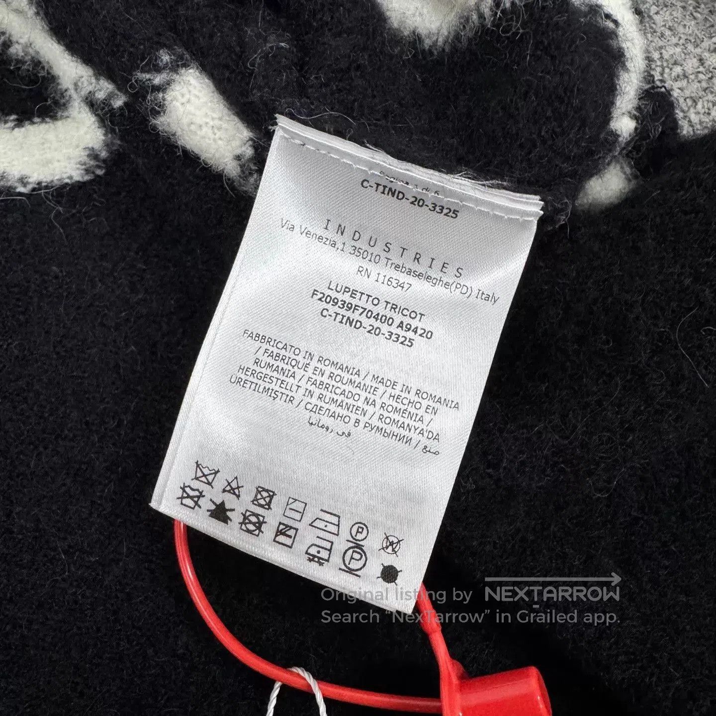Moncler Black High Neck Sweater with 'Mon' Graphic. Size US S / EU 44-46 / 1 - 7 Thumbnail