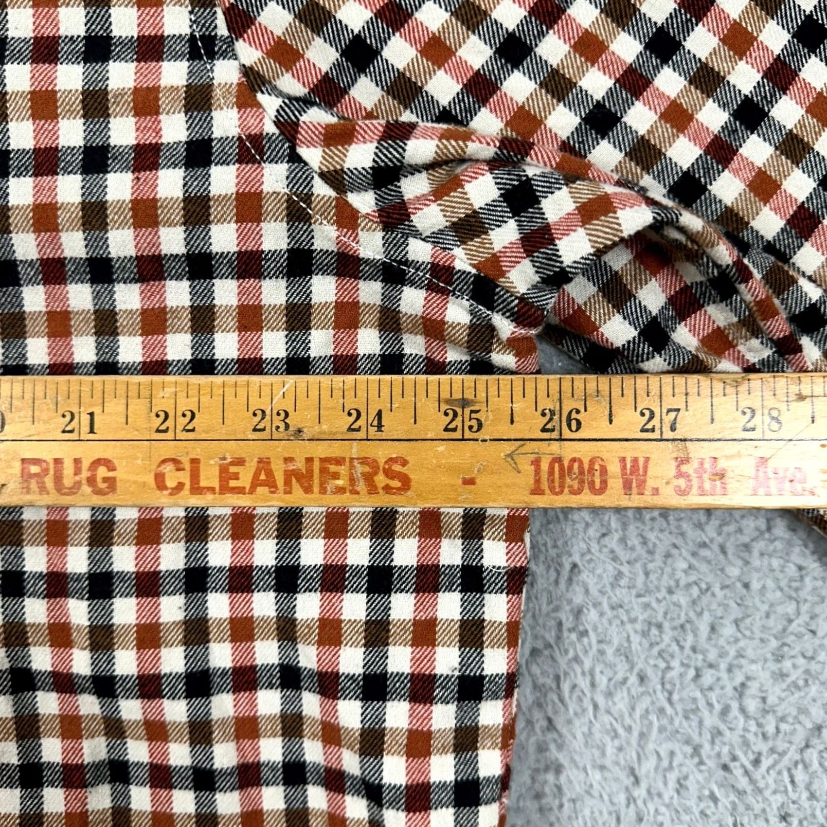 Gap Gap Shirt Flannel Button Up Men XL Orange Black Long Sleeve NEW Size US XL / EU 56 / 4 - 6 Thumbnail