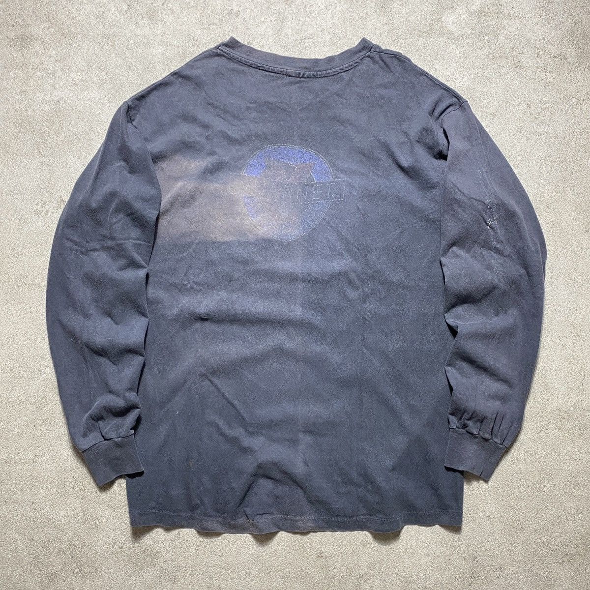 Vuarnet Vintage 90’s Vuarnet France Sunfaded Sunglasses Surf Tee Size US L / EU 52-54 / 3 - 4 Thumbnail