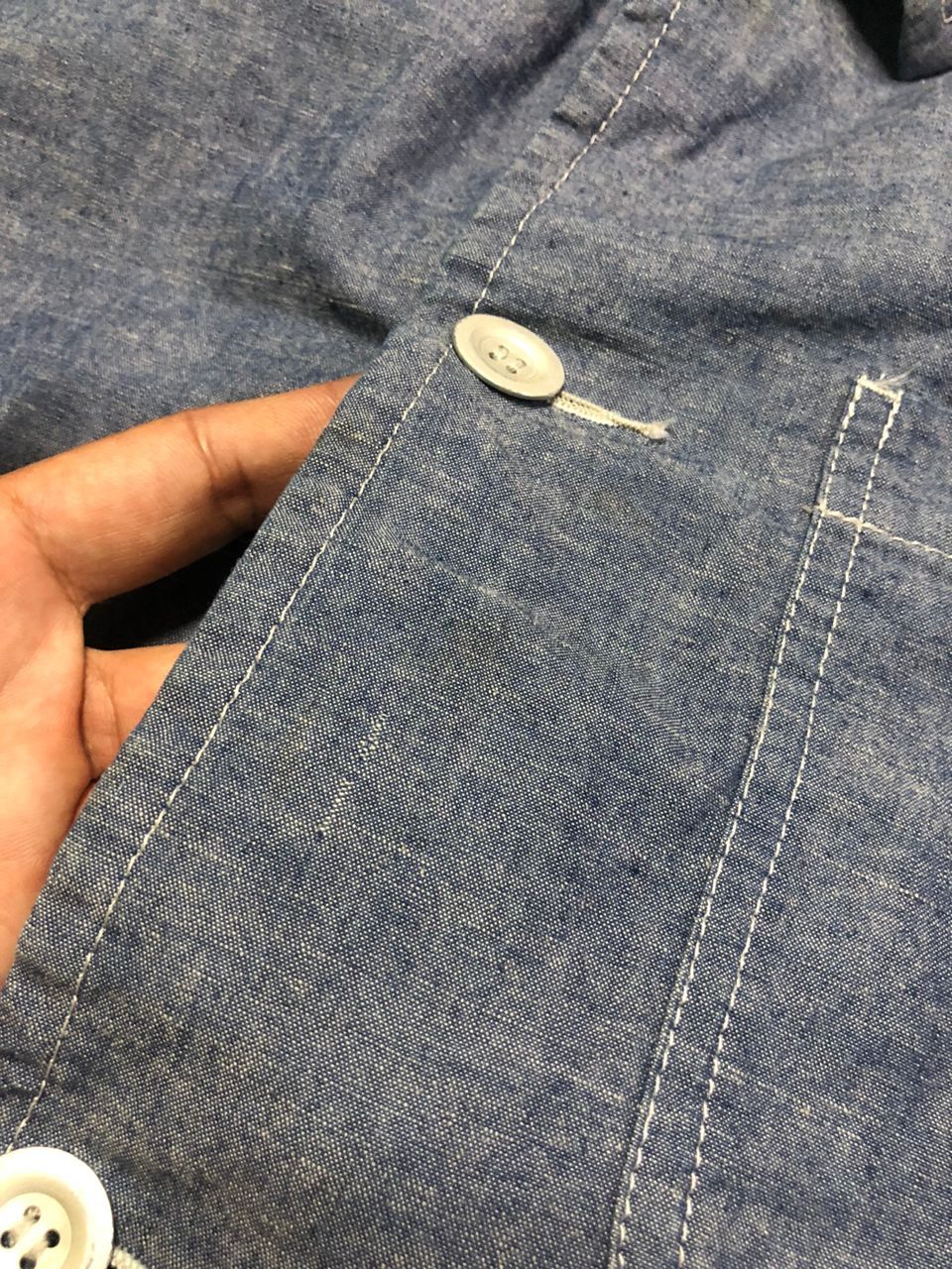 Margaret Howell Margaret Howell Chambray Chore Jacket Size US L / EU 52-54 / 3 - 12 Thumbnail