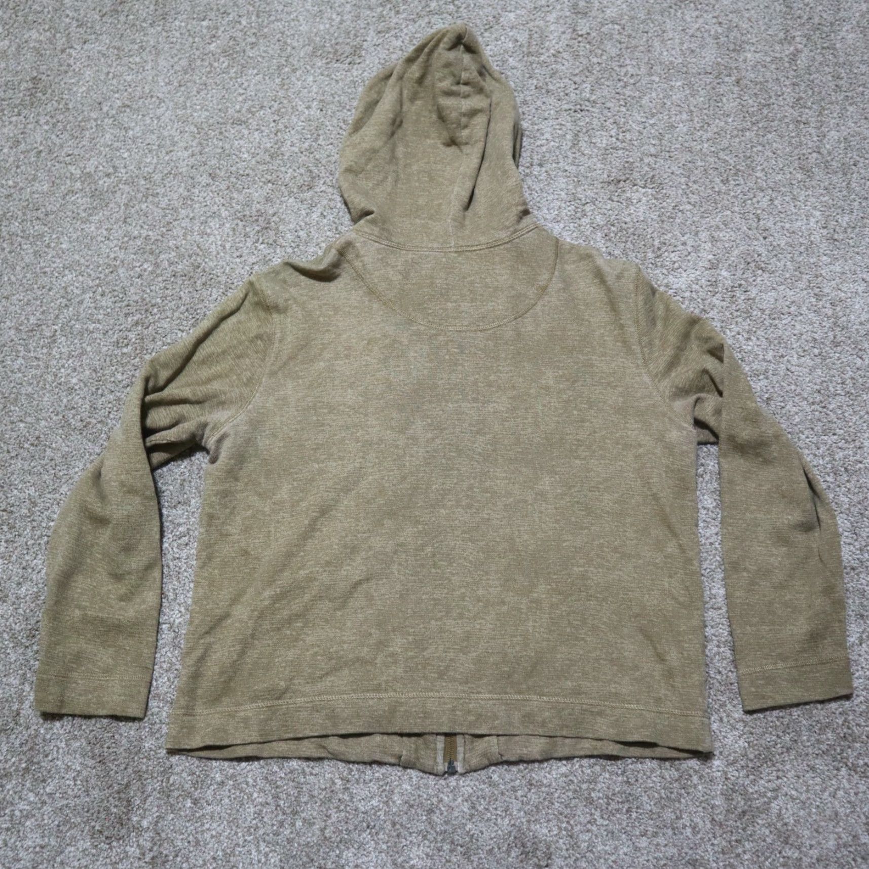 Vintage Kim Rogers Sweatshirt Hooded PS Petite Small Lightweight Brown Full Zip Pockets Zipper Womens Size M / US 6-8 / IT 42-44 - 8 Thumbnail