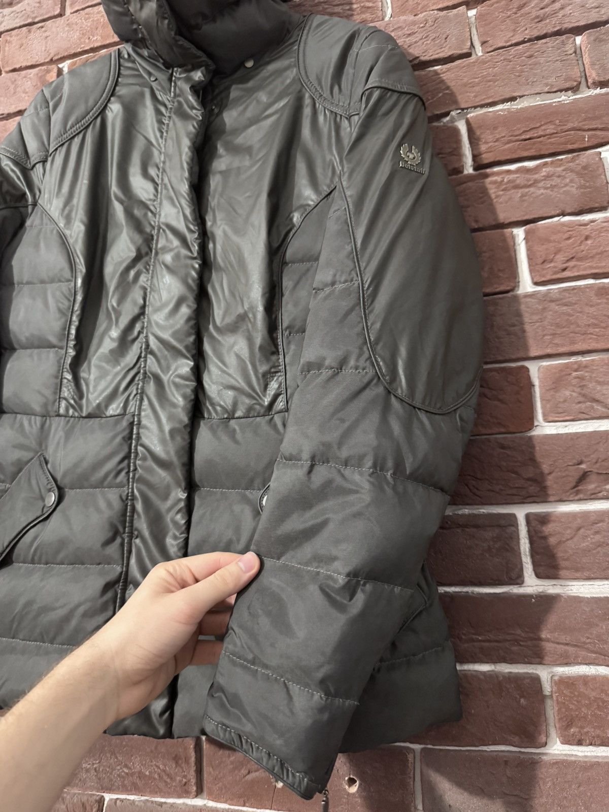 Belstaff Rare Belstaff Down Puffer Jacket Silver Label 42 Gray Hyoe Size M / US 6-8 / IT 42-44 - 3 Thumbnail