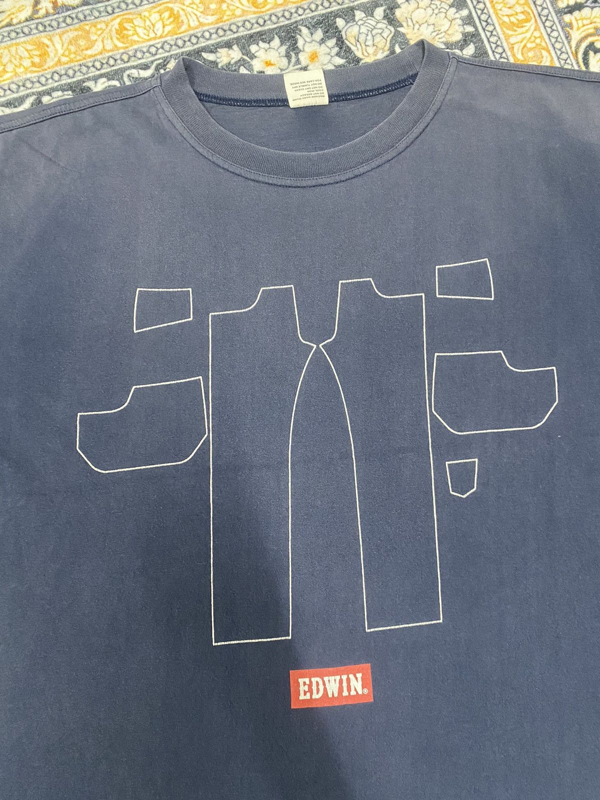 Edwin × Vintage VINTAGE INTERNATIONAL EDWIN RARE TEE Size US XL / EU 56 / 4 - 2 Thumbnail