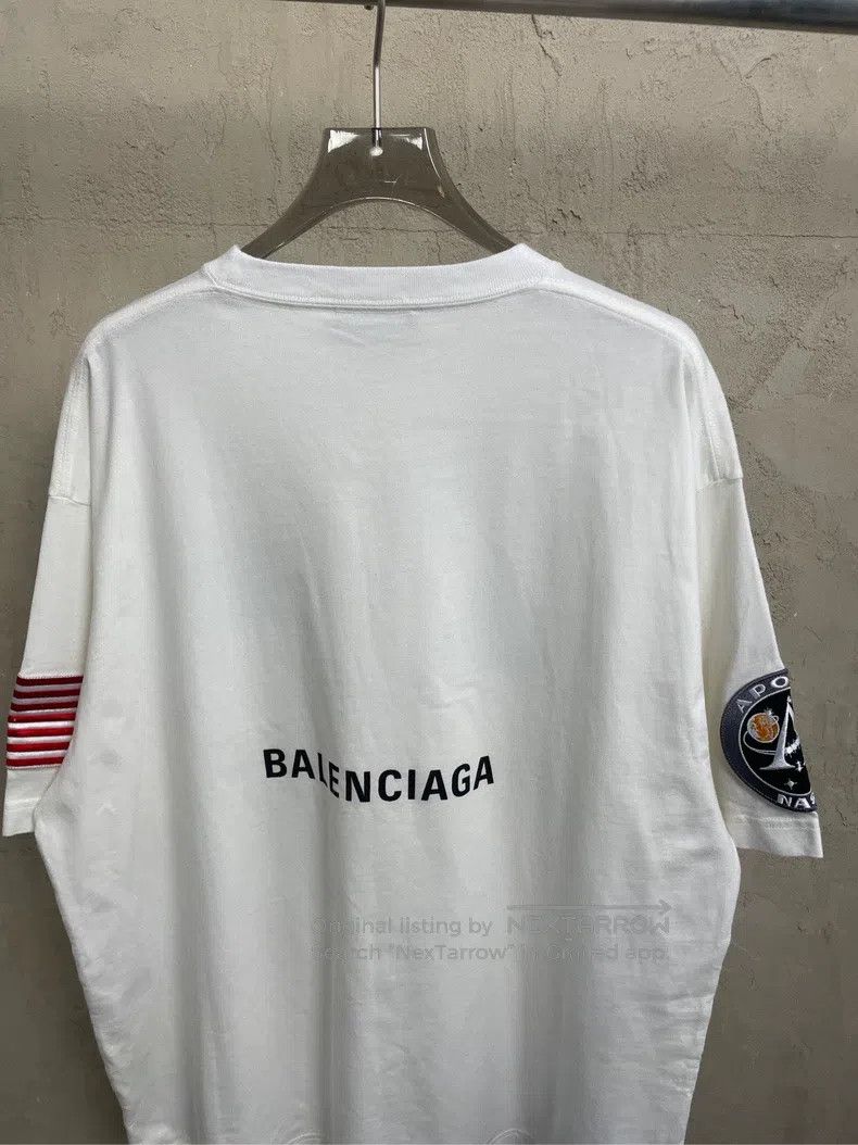 Balenciaga Balenciaga Embroidered Logo Small Logo Short Sleeve T-Shir Size US XS / EU 42 / 0 - 2 Thumbnail