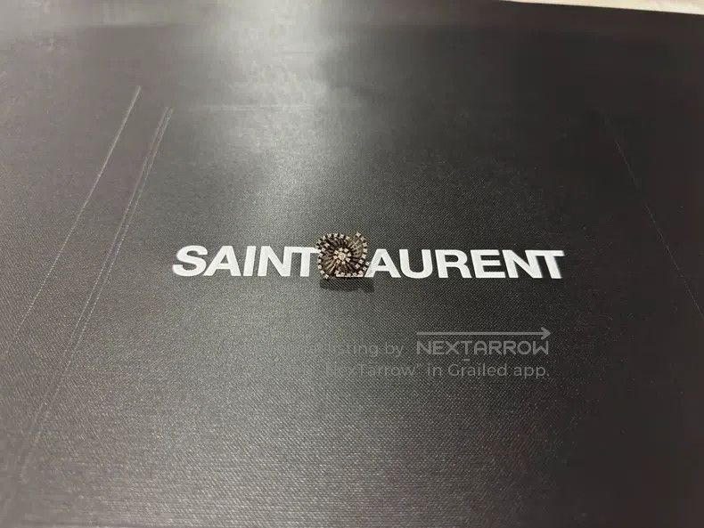 Saint Laurent Paris Saint Laurent Paris Crystal Flower Brooch Size ONE SIZE - 4 Thumbnail