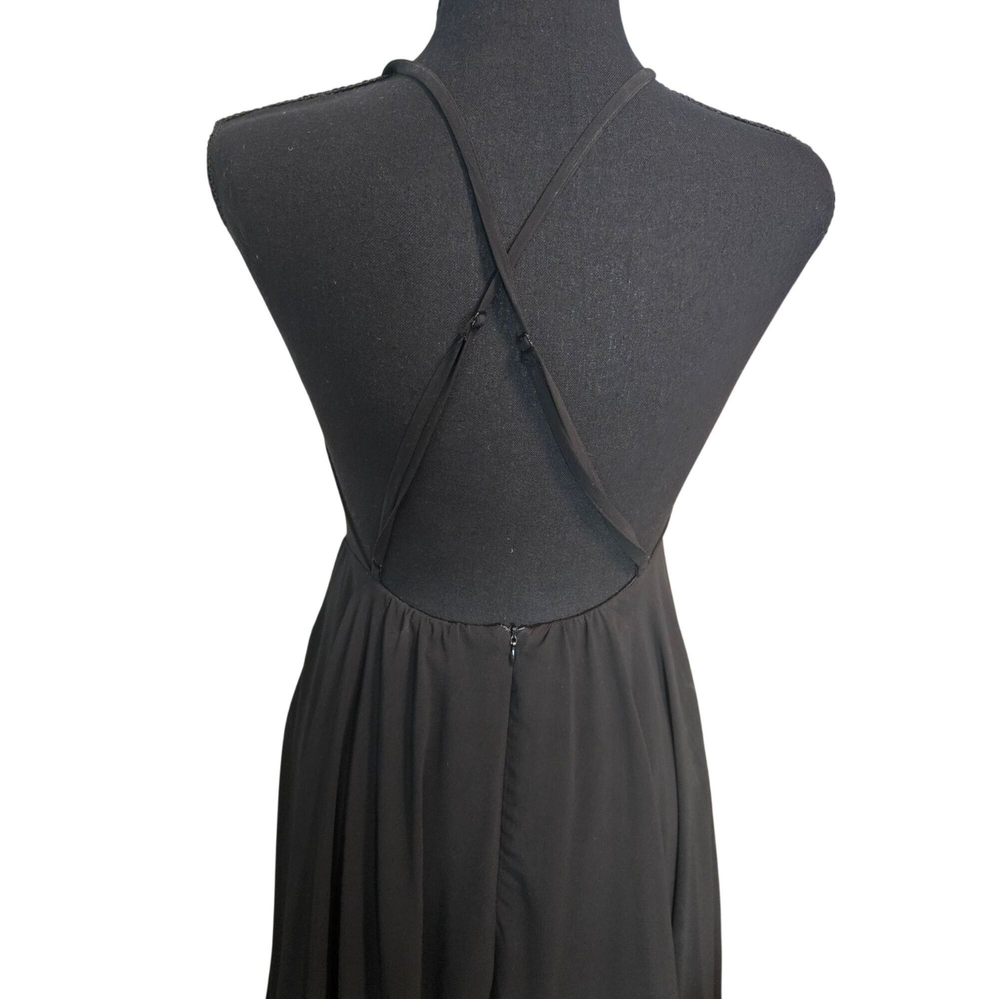 butter yellow halter mini dress Cyra Yellow Halter Neck Mini Dress - US 14