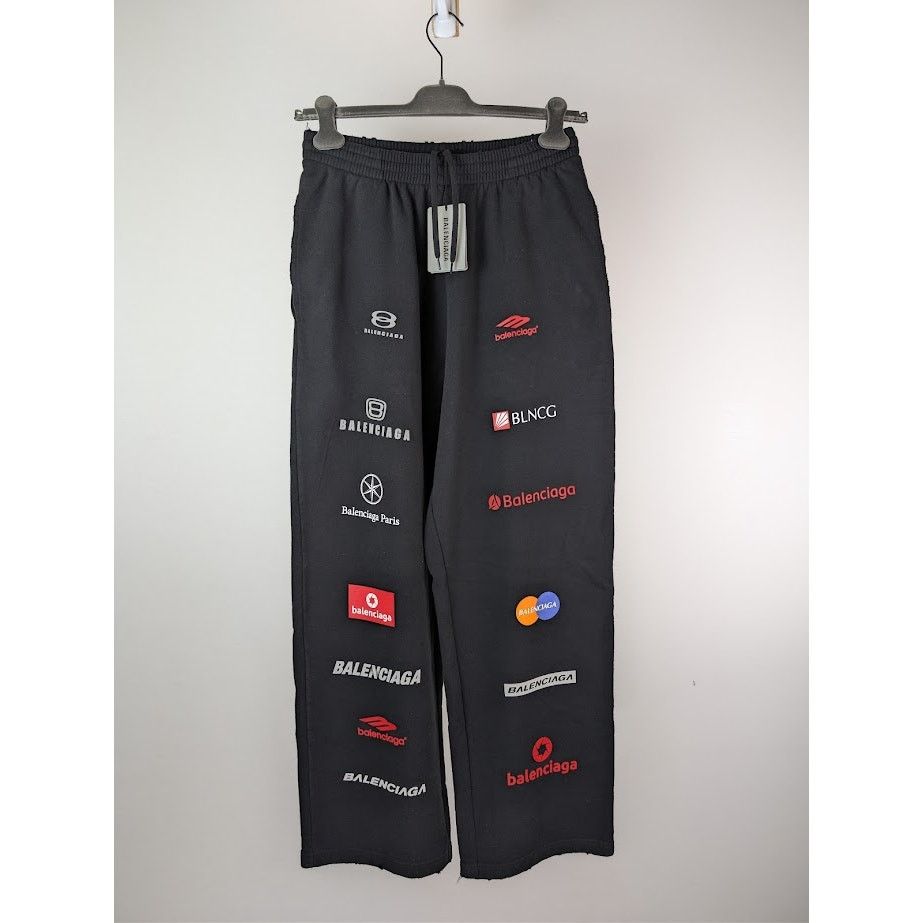 Balenciaga o1rshd1 Top League Med Moll Baggy Pants in Black Size US 28 / EU 44 - 9 Thumbnail
