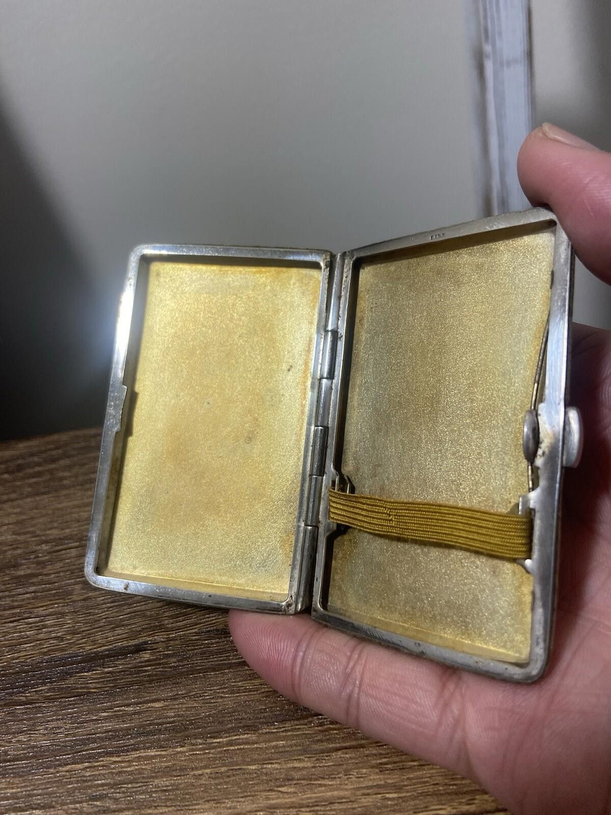 Other Shagreen EPNS plate faded blue-green stingray cigarette case Size ONE SIZE - 9 Thumbnail