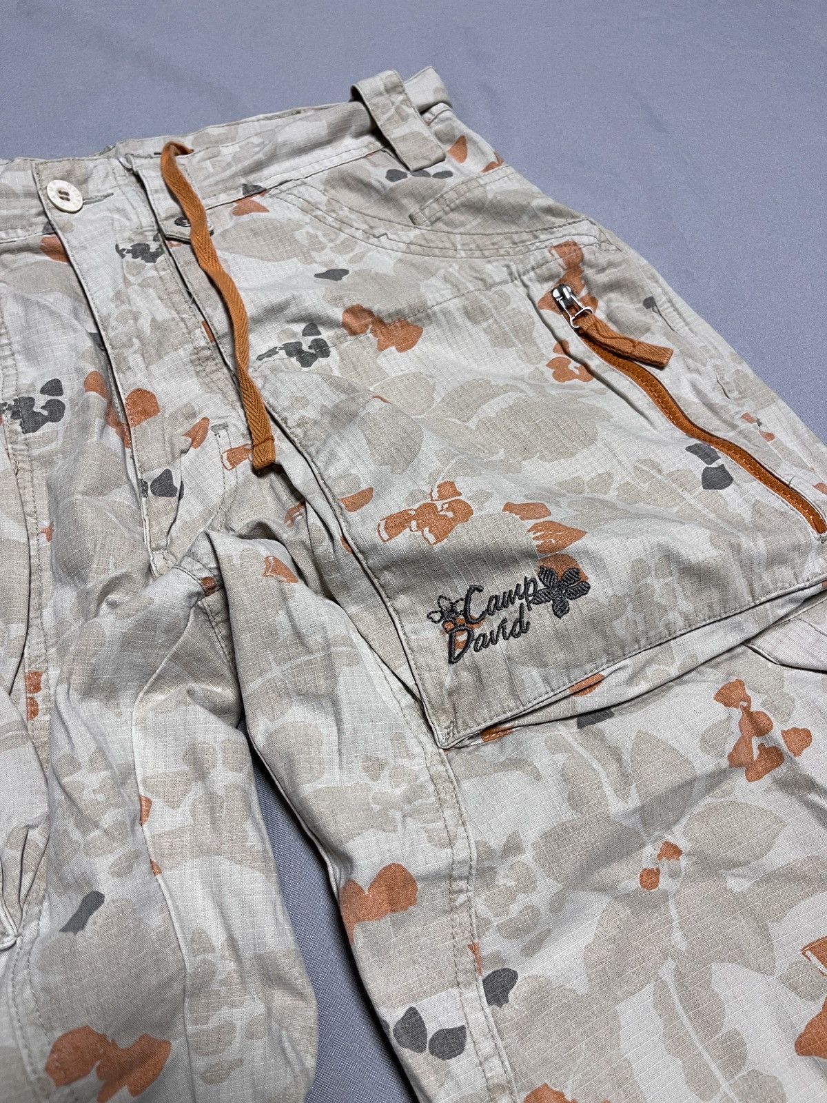 Camp David y2k Floral Camouflage Wide Cargo Japanese Camp David Pants Size US 36 / EU 52 - 15 Thumbnail