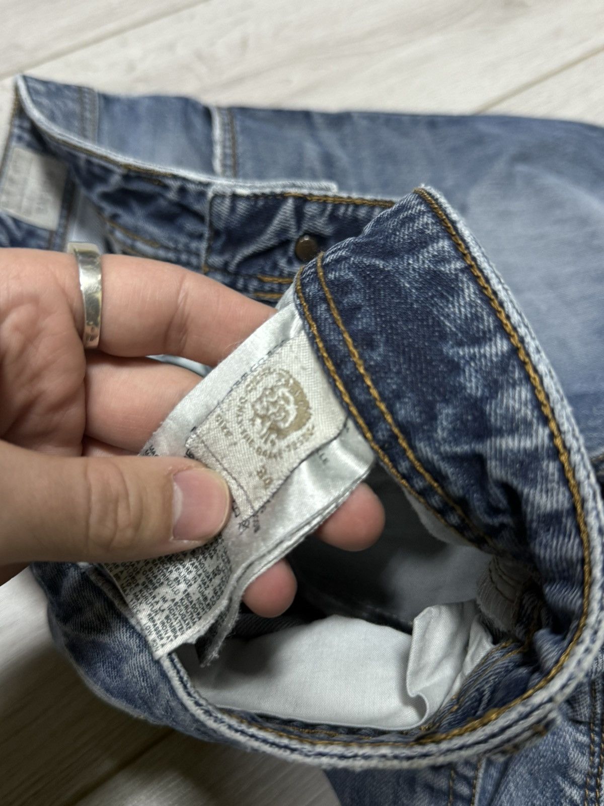 Diesel Diesel Safado Regular Straight Denim Jeans Size US 34 / EU 50 - 8 Thumbnail