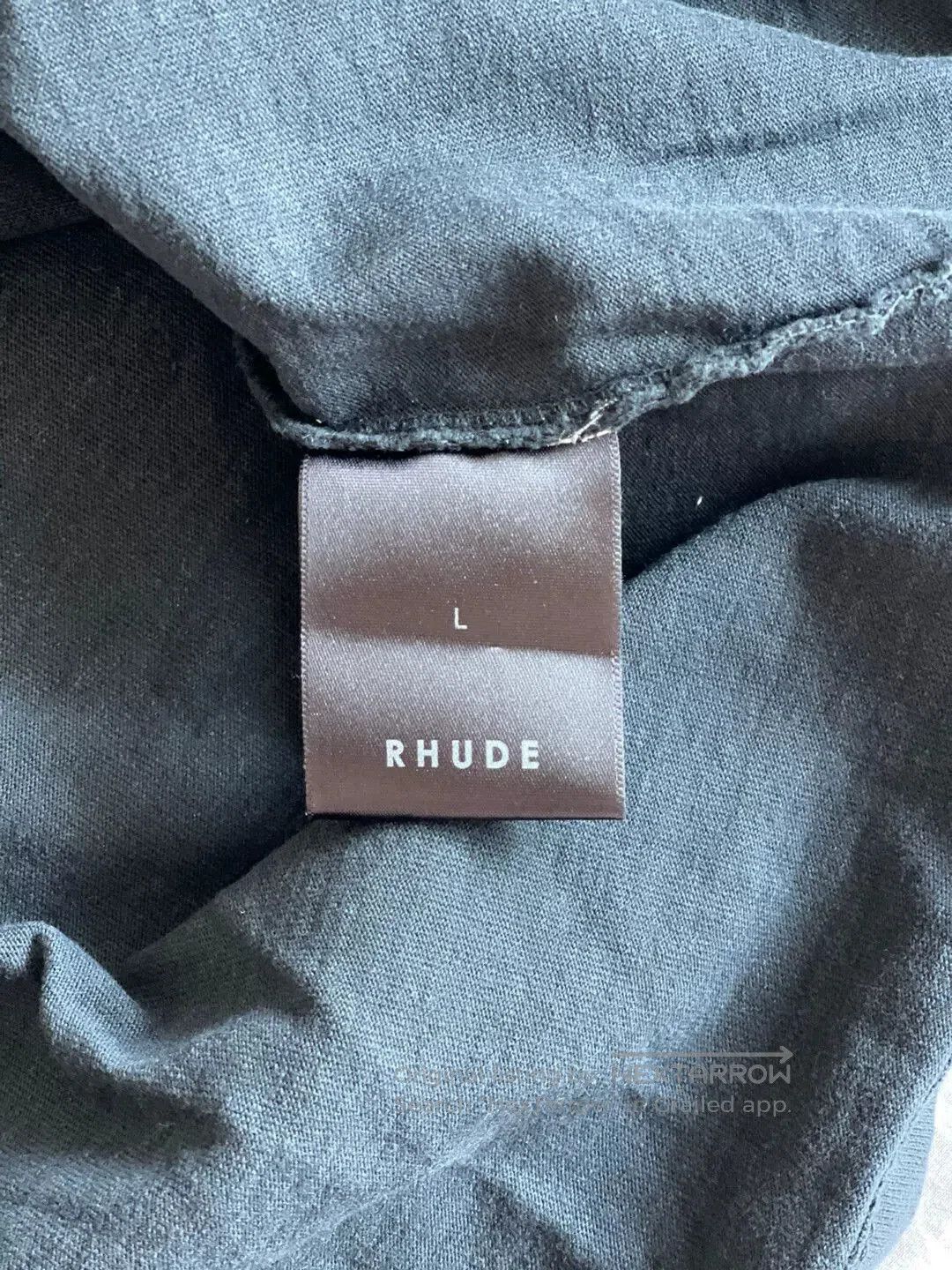 Rhude RHUDE Men's Washed Short. Size US L / EU 52-54 / 3 - 6 Thumbnail