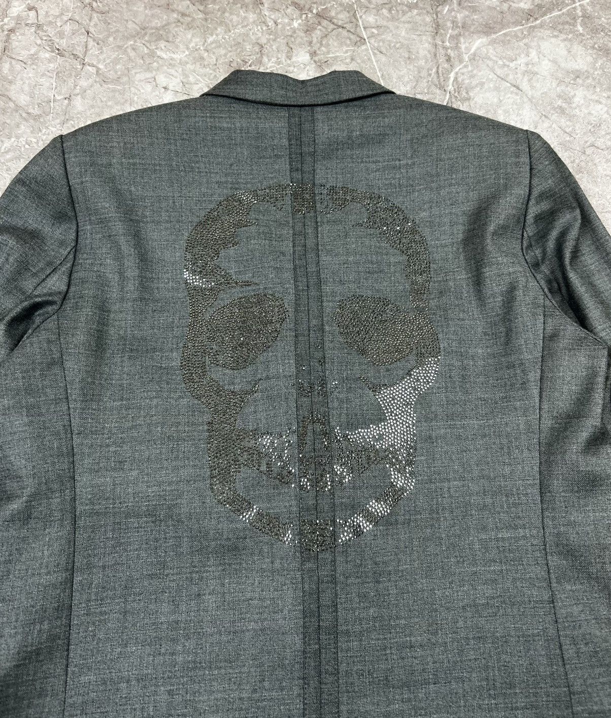 Zadig & Voltaire Zadig & Voltair Degrade Skull Rinestone Blazer Size S / US 4 / IT 40 - 9 Thumbnail